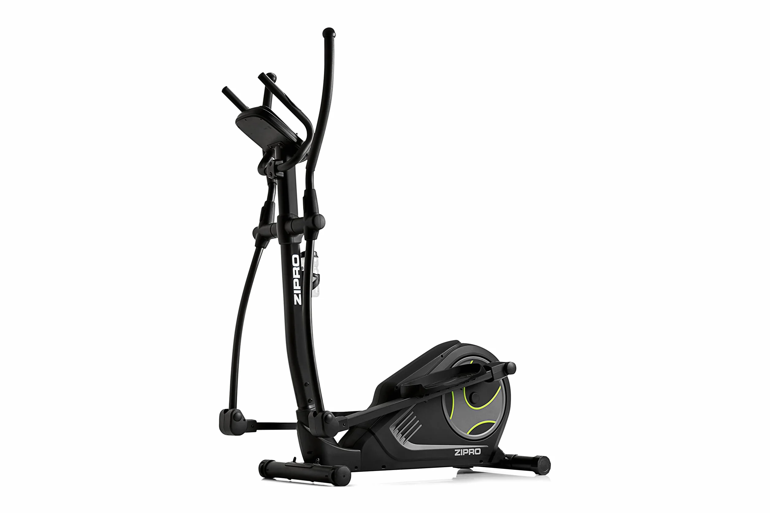 Zipro Heat | Home Magnetyczny orbiter do 150 kg | iConsole+ 8-stopniowy system oporu | trenażer domowy mierzy tętno, kalorie, prędkość | w kolorze czarnym