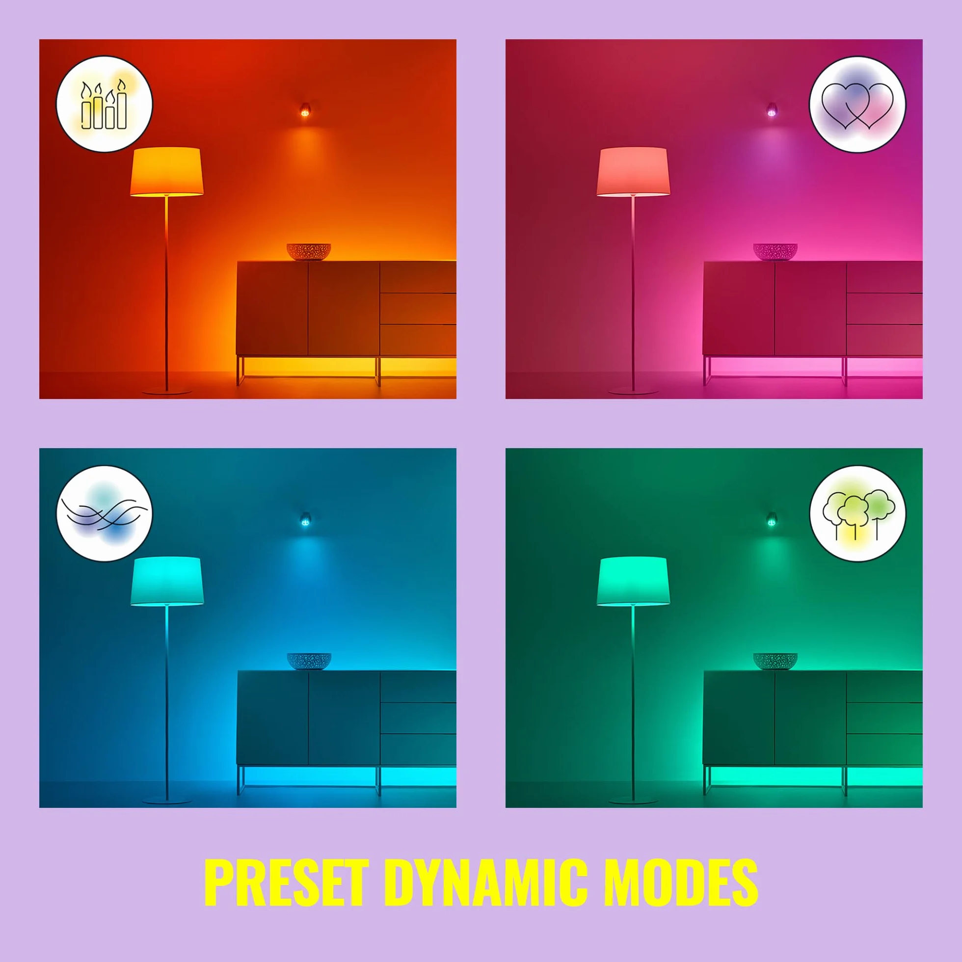 WiZ Wi-Fi BLE 60W A60 E27 822-65 RGB 2PF/6