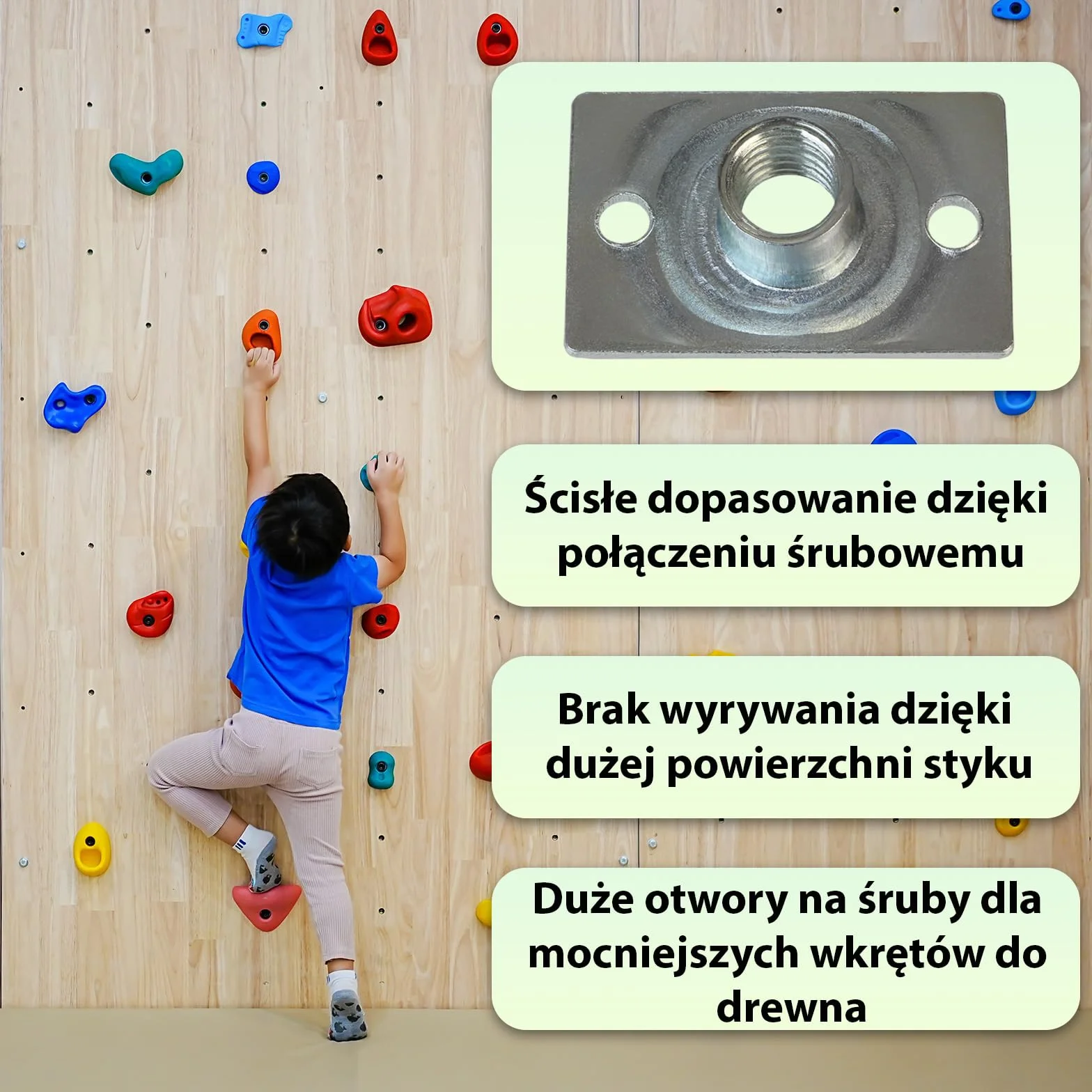 ALPIDEX nakrętki nasadowe M10 stal ocynkowana DIN EN 12572-2-2017 100 sztuk