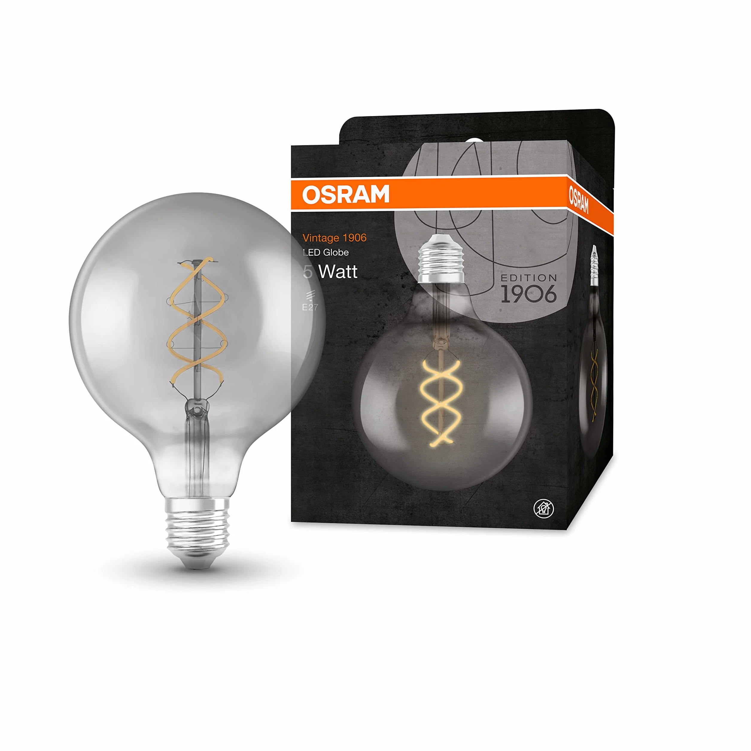 OSRAM Lampa LED E27 1800K 5W Vintage 1906 Ciepłe Światło