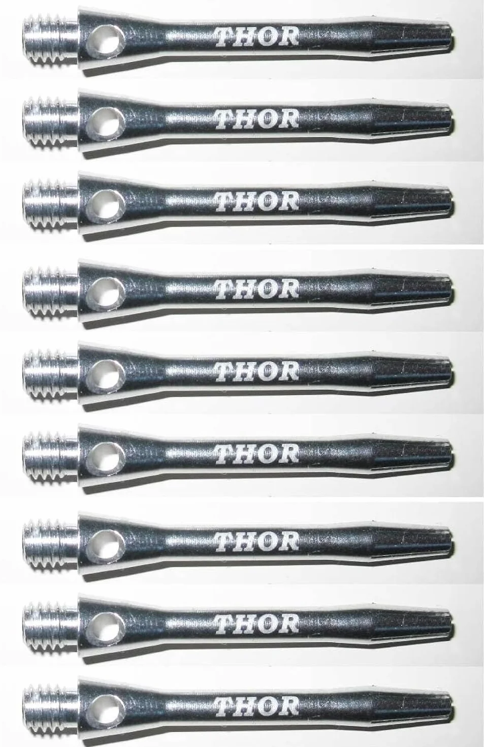 Aluminiowe trzonki 35 mm krótkie aluminiowe shafty 1 zestaw = 3 sztuki srebrne