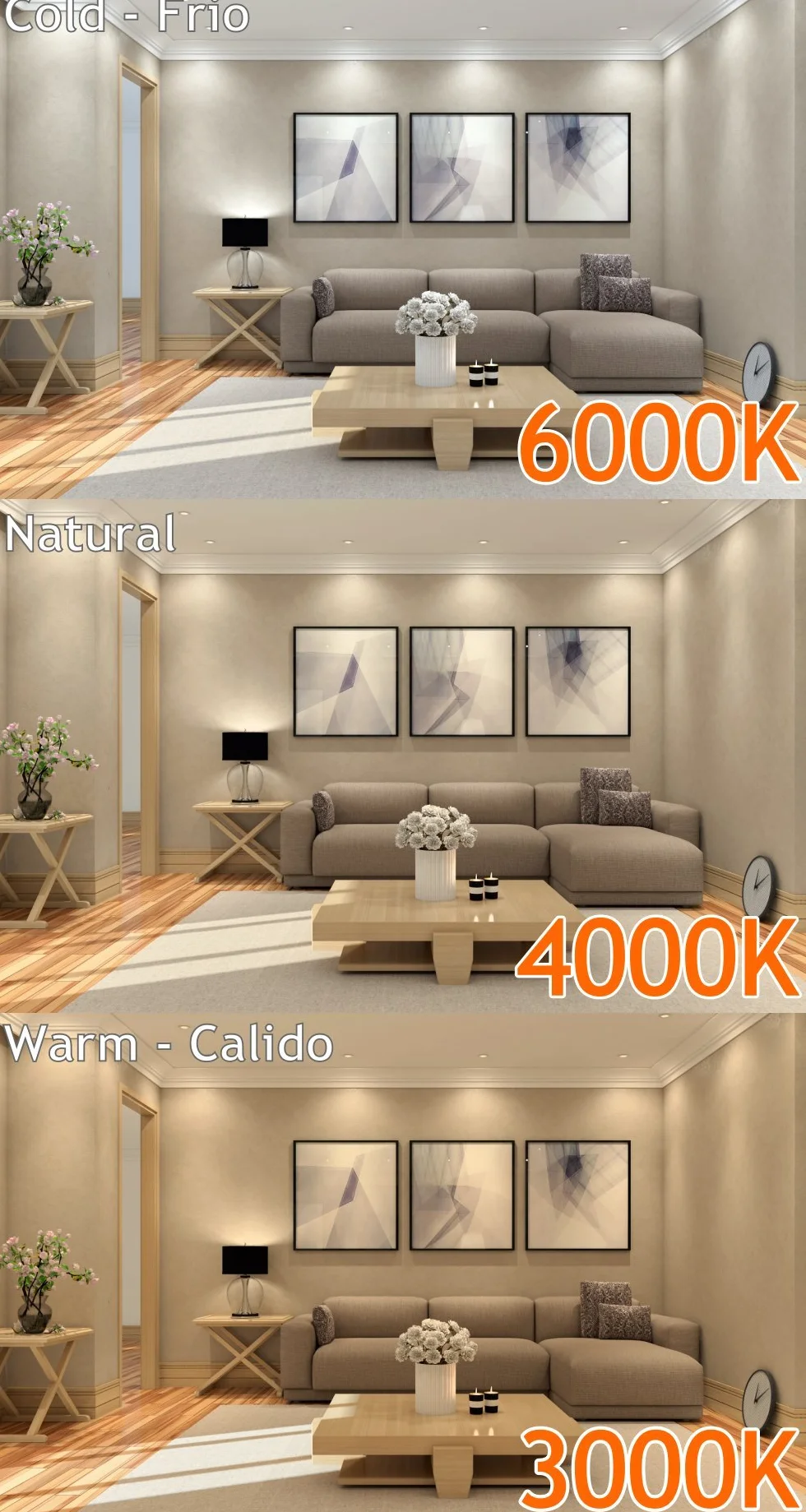 Jandei Zestaw 5 żarówek LED 7W GU10 Ciepła Biała 3000K 650 Lumenów