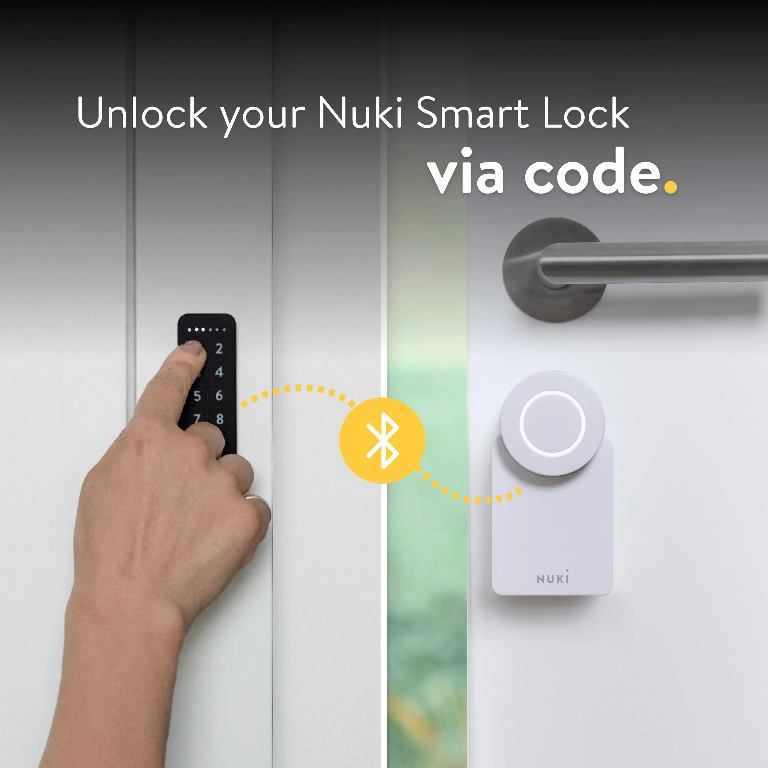 Nuki Smart Lock Go i Keypad 2025 Bezkluczykowy system otwierania drzwi Auto Unlock kod Sterowanie aplikacją Kompatybilny z Alexa Apple Google