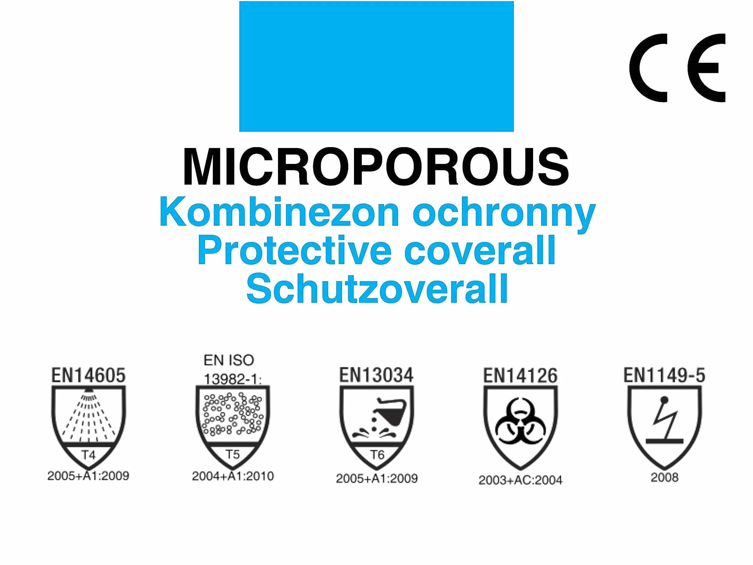 Kombinezon ochronny jednorazowy 5/6 rozmiar L