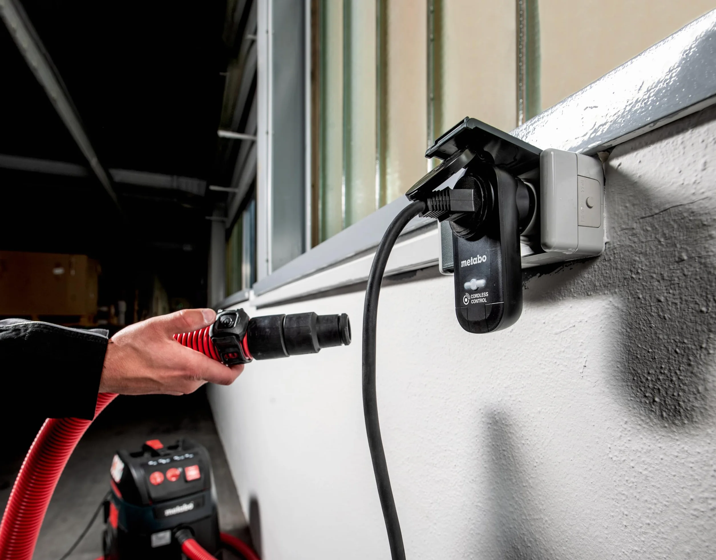 Metabo Zestaw start/stop CordlessControl typ F automatyczne sterowanie odkurzaczem sieciowym