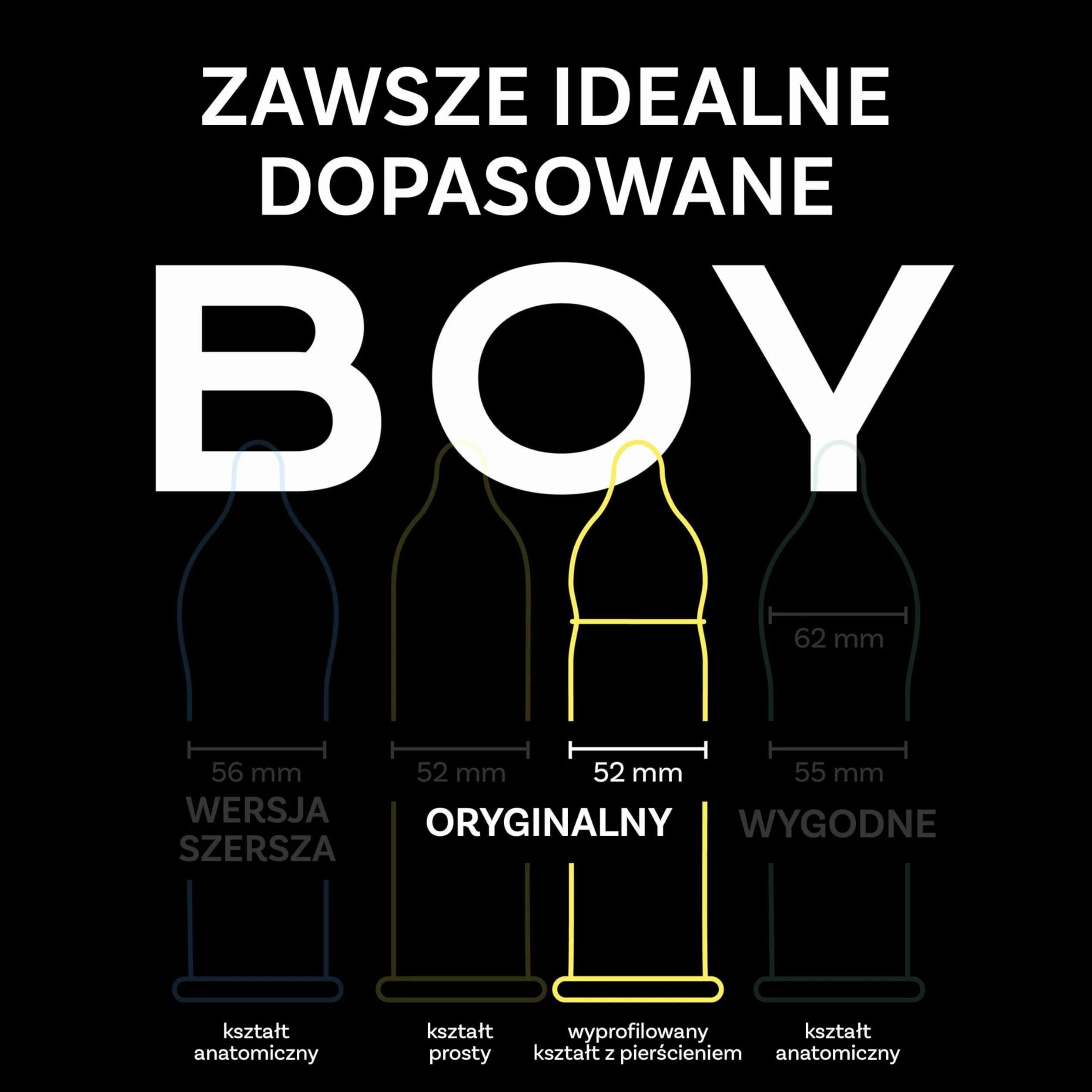 Prezerwatywy BILLY BOY Länger Lieben 100 szt., 52 mm – prezerwatywy zapewniające dłuższe i bardziej intensywne doznania (1 נ100 szt.)