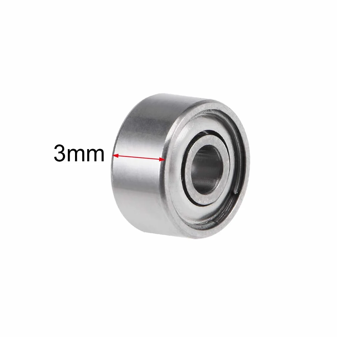 sourcing map łożysko kulkowe zwykłe 692ZZ 2x6x3 mm podwójnie ekranowane stal chromowana Z2
