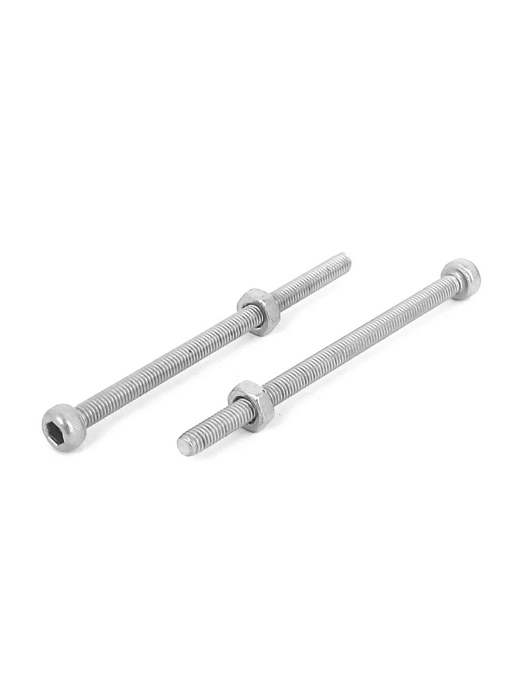 Sourcingmap M3 x 50 mm z łbem walcowym z gniazdem sześciokątnym radełkowane śruby zestaw nakrętek 20 szt