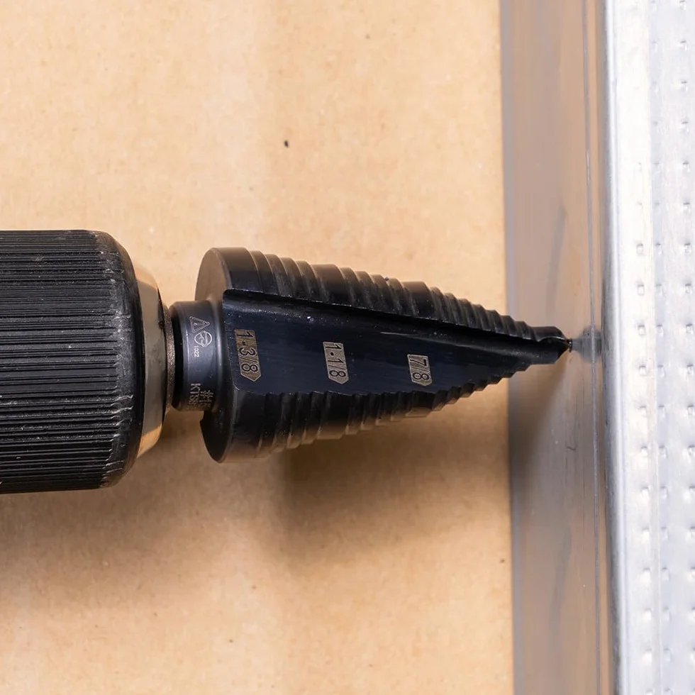 KLEIN TOOLS Wiertło stopniowe podwójne karbowane KTSB15 7/8 do 1-3/8 cala czarne