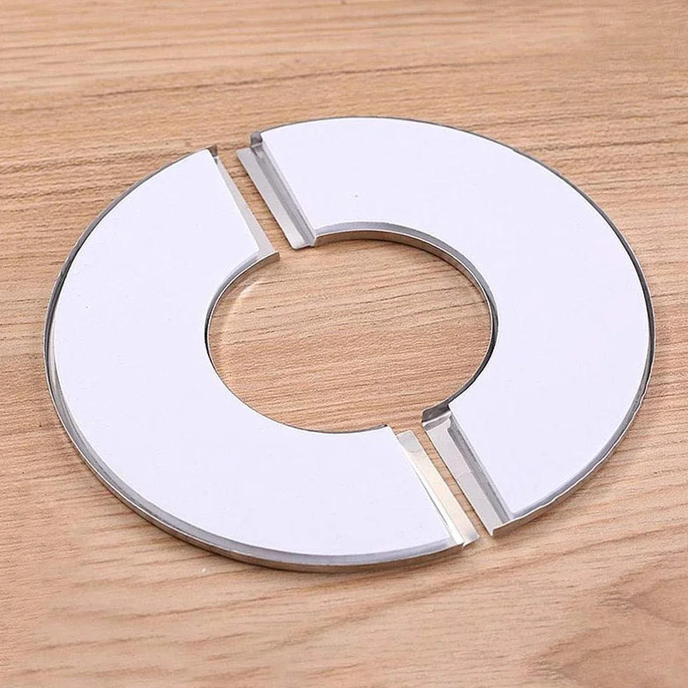 Chromowany zawór ze stali nierdzewnej 51 mm/35 mm/24 mm, pokrywa kranu, kołnierz wtykowy, 10 sztuk