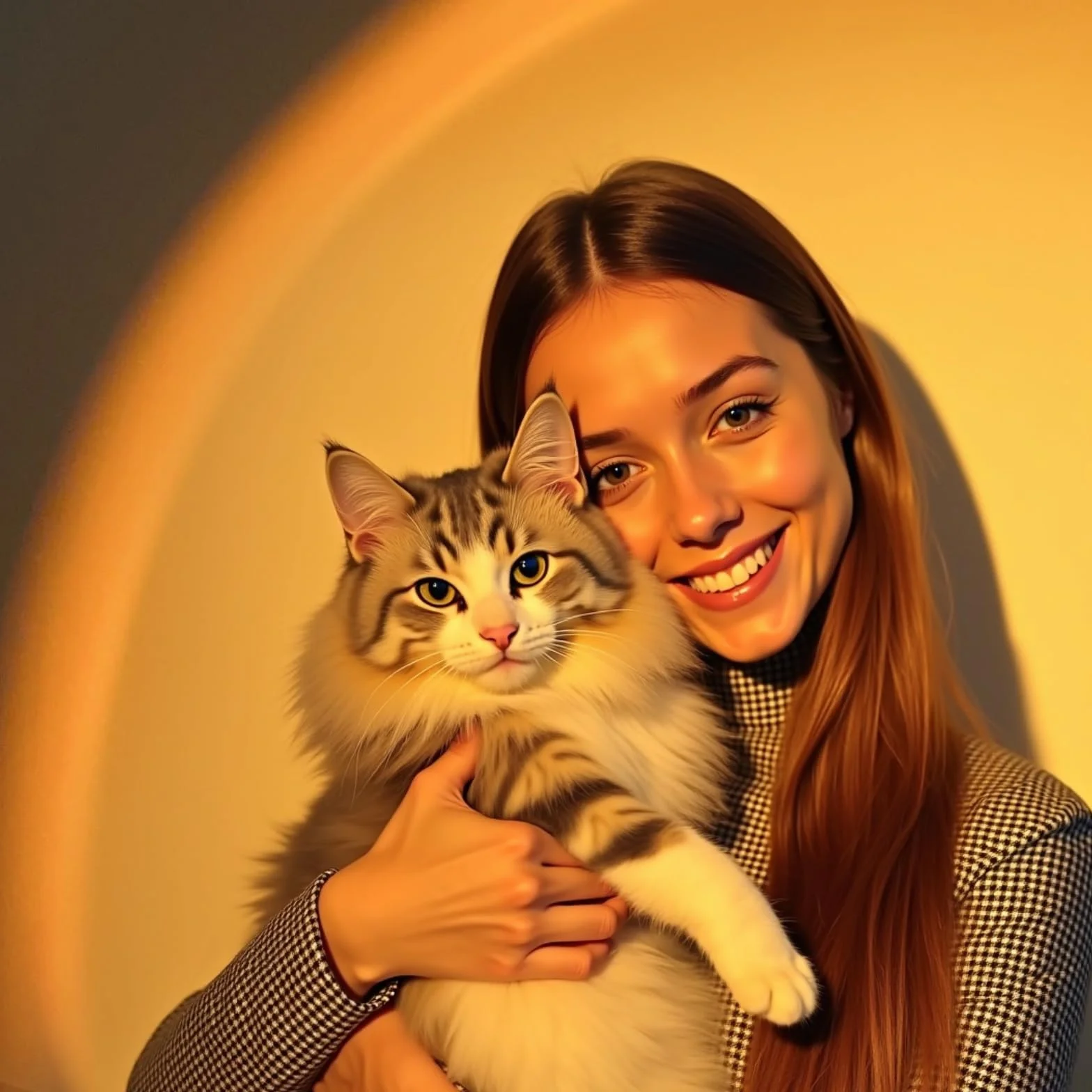 Lampa zachód słońca 4 kolorów LED projektor USB obrotowa 180° do zdjęć selfie dekoracji