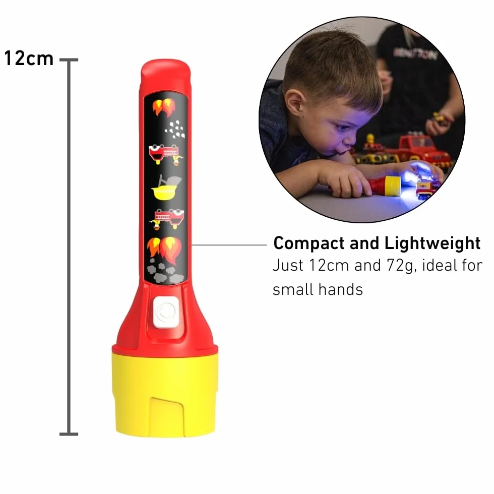 Ledlenser KidBEAM4 latarka dziecięca strażak 4 kolory LED zasilanie AAA 72 g z klipsem do kieszeni automatyczne wyłączanie