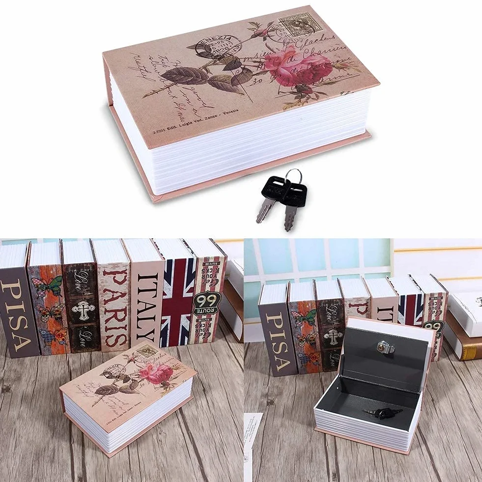 Bezpieczna sejf, Secret Book Safe Box, słownik tajna książka bezpieczeństwa