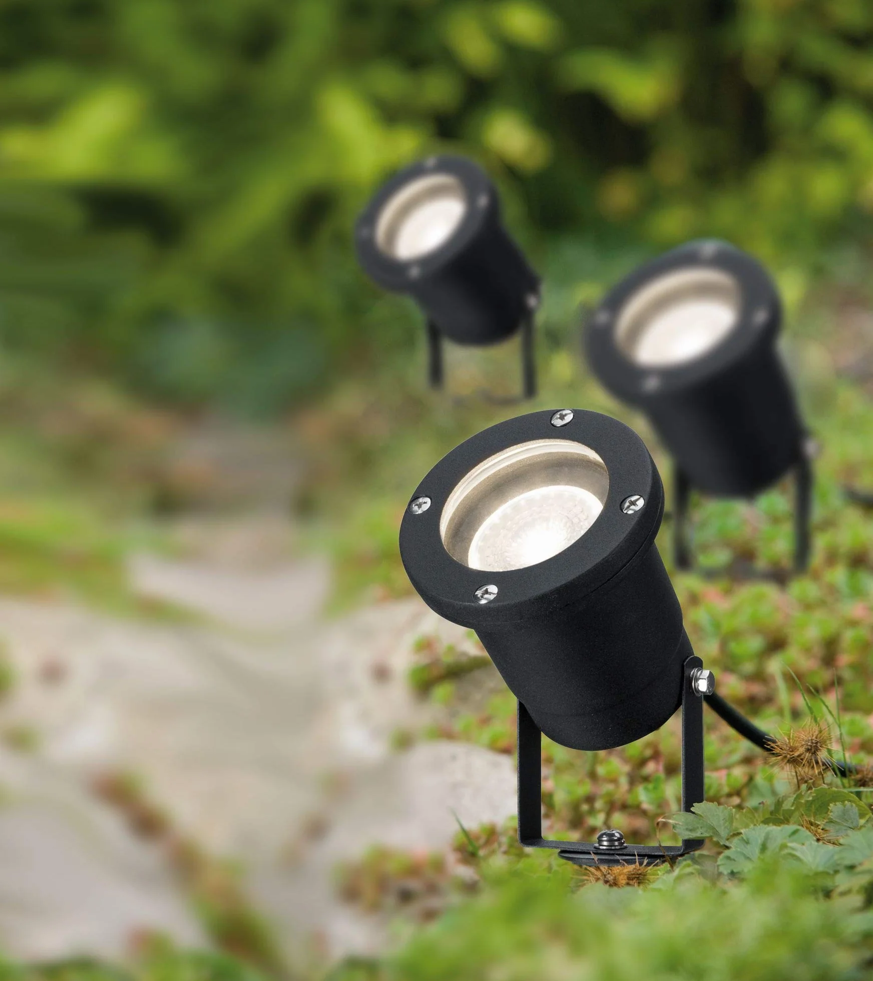 Paulmann Special Line 98897 kpl. 3 spotów IP44 GU10 ciepłobiały 3x3,5W LED oświetlenie zewnętrzne grot do wbicia w ziemię