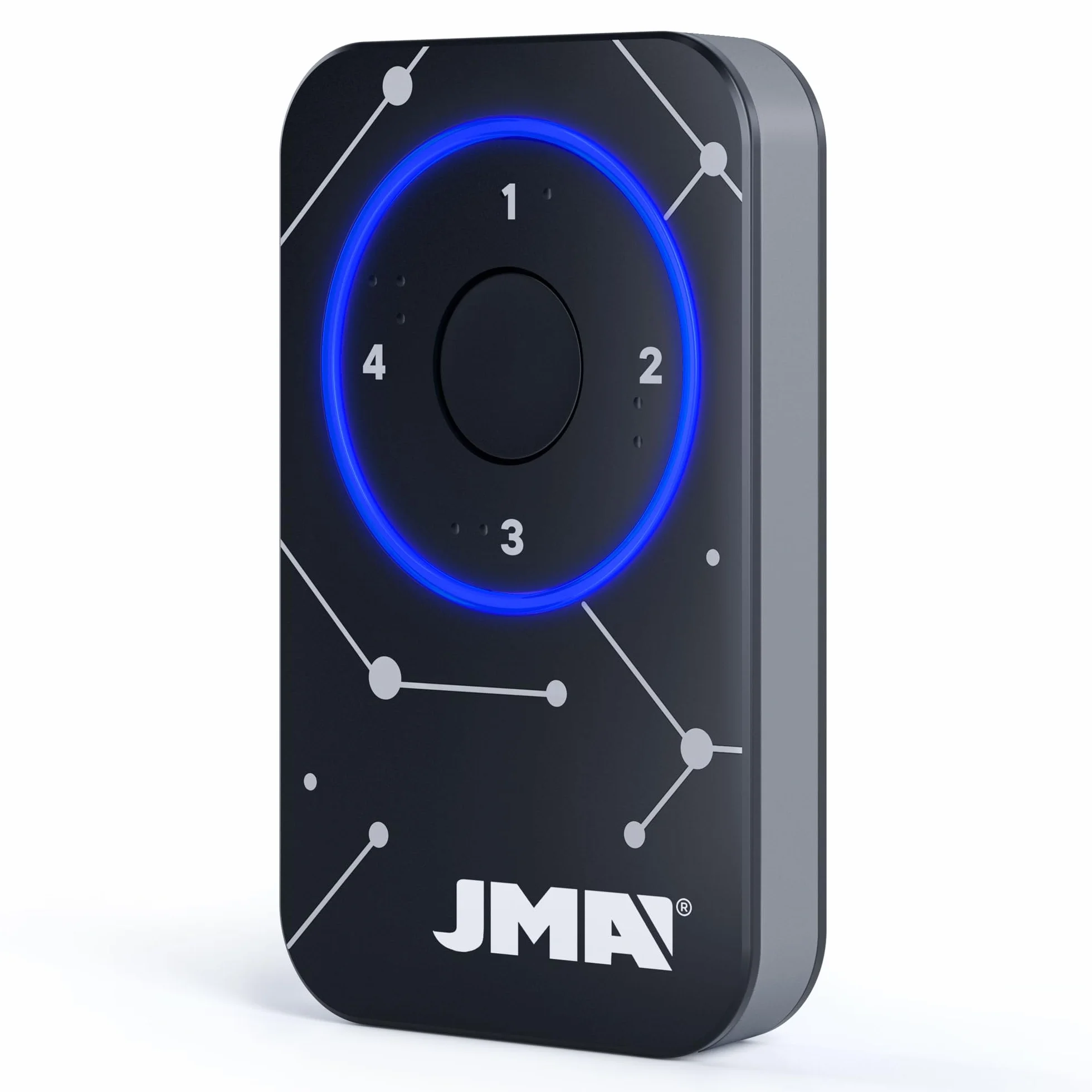 JMA M-BT Advance uniwersalny pilot garażowy do kopiowania drzwi stałego kodu i walcowania Code 433 i 868 MHz bram i garaży, 4 różne kontrolery w 1