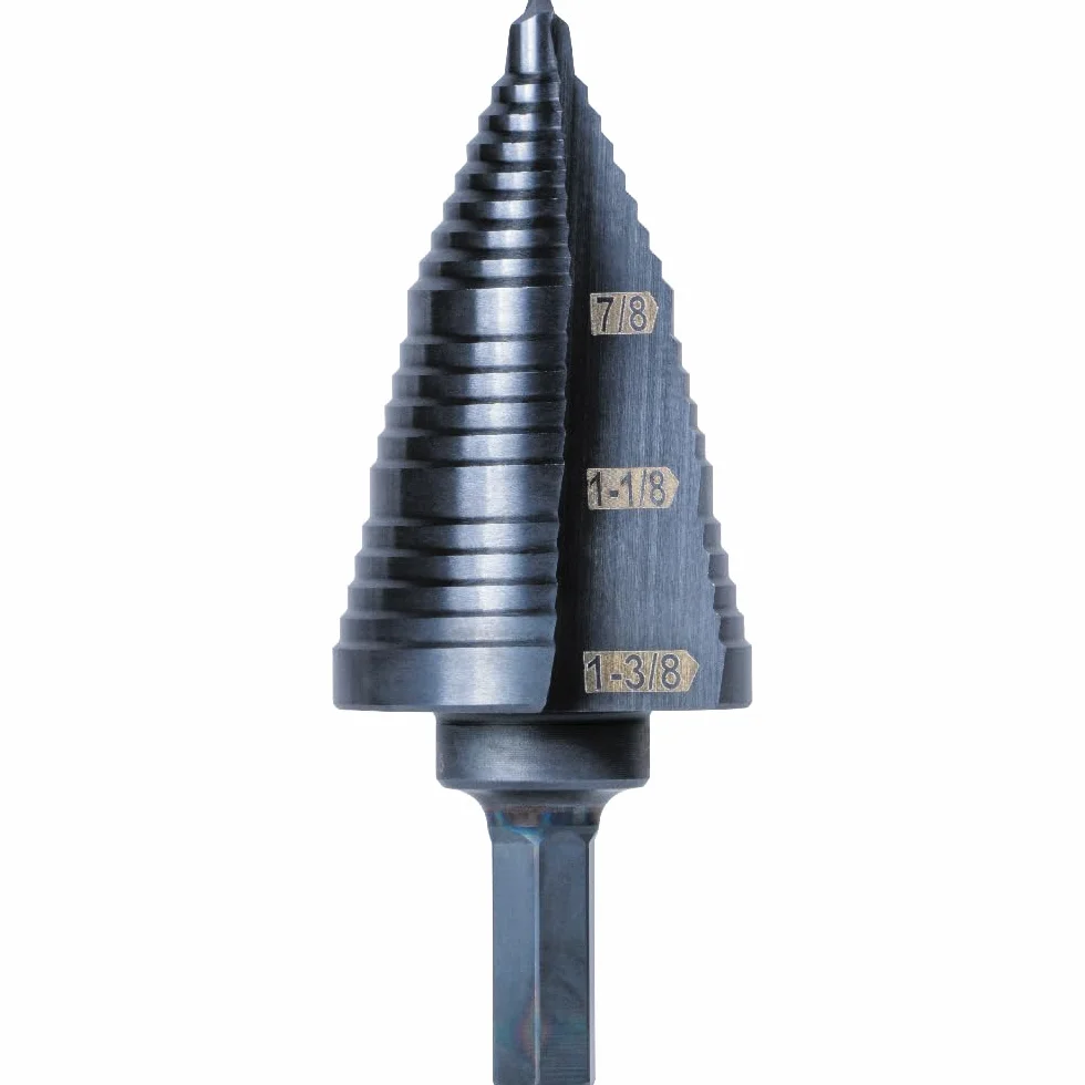 KLEIN TOOLS Wiertło stopniowe podwójne karbowane KTSB15 7/8 do 1-3/8 cala czarne