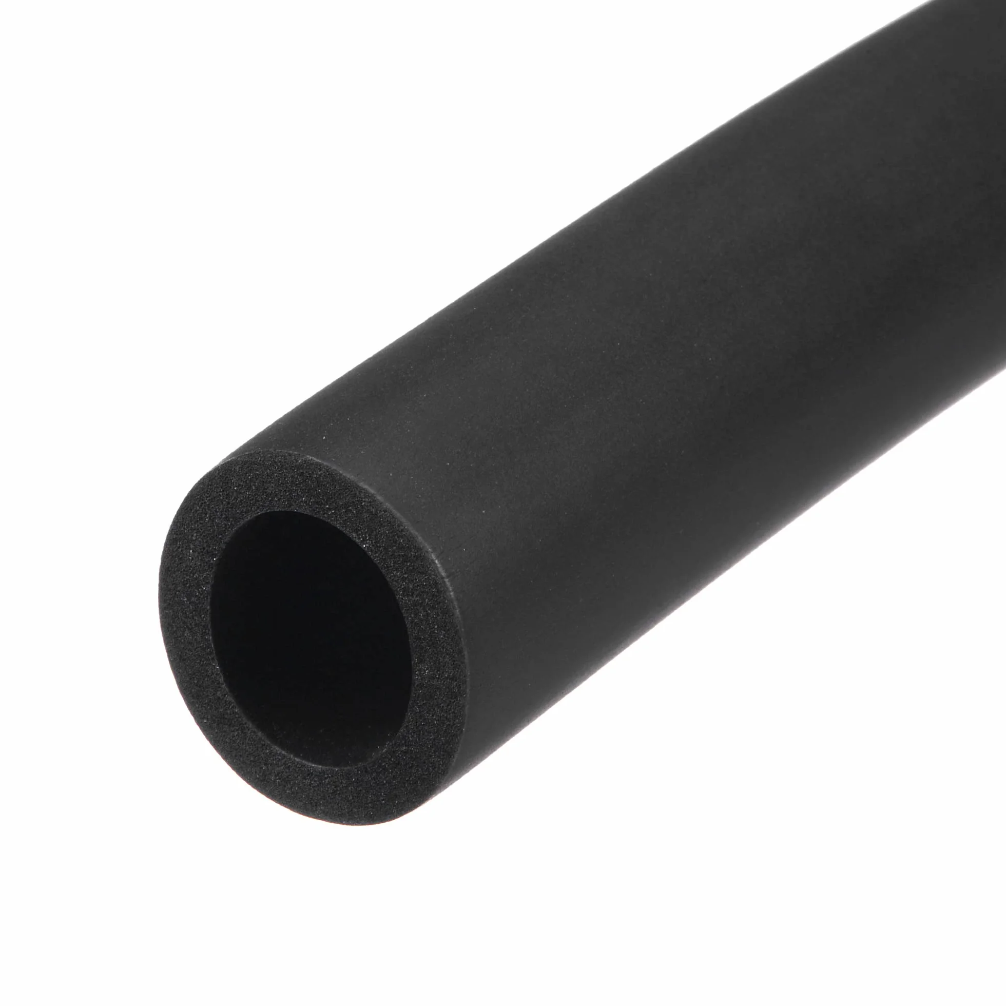 sourcing map Wąż piankowy do wspornika uchwytu izolacja rur 20 mm (2") ID 30 mm zewnętrzna średnica 1 m długość czarny