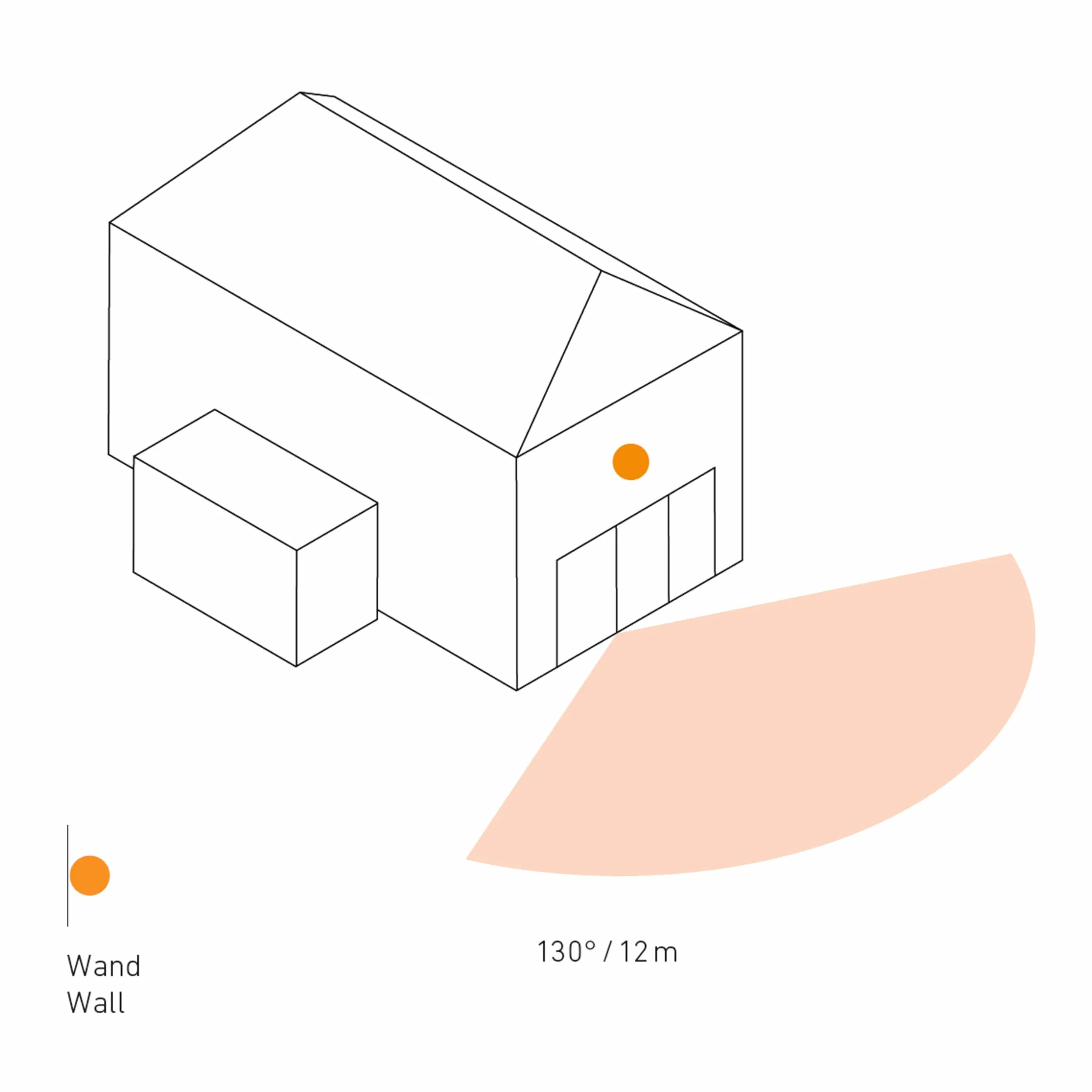 Steinel Czujnik ruchu IS 130-2 czarny, 130°, zasięg 12 m, IP54