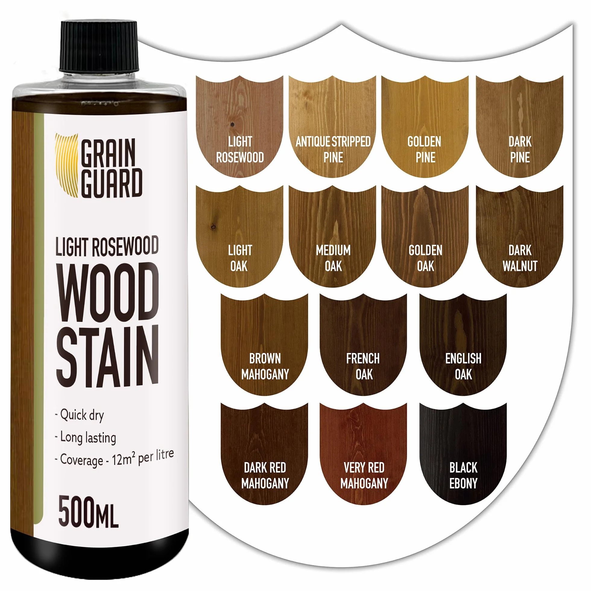 Bejca do drewna jasny palisander 500 ml wodoodporna szybkoschnąca