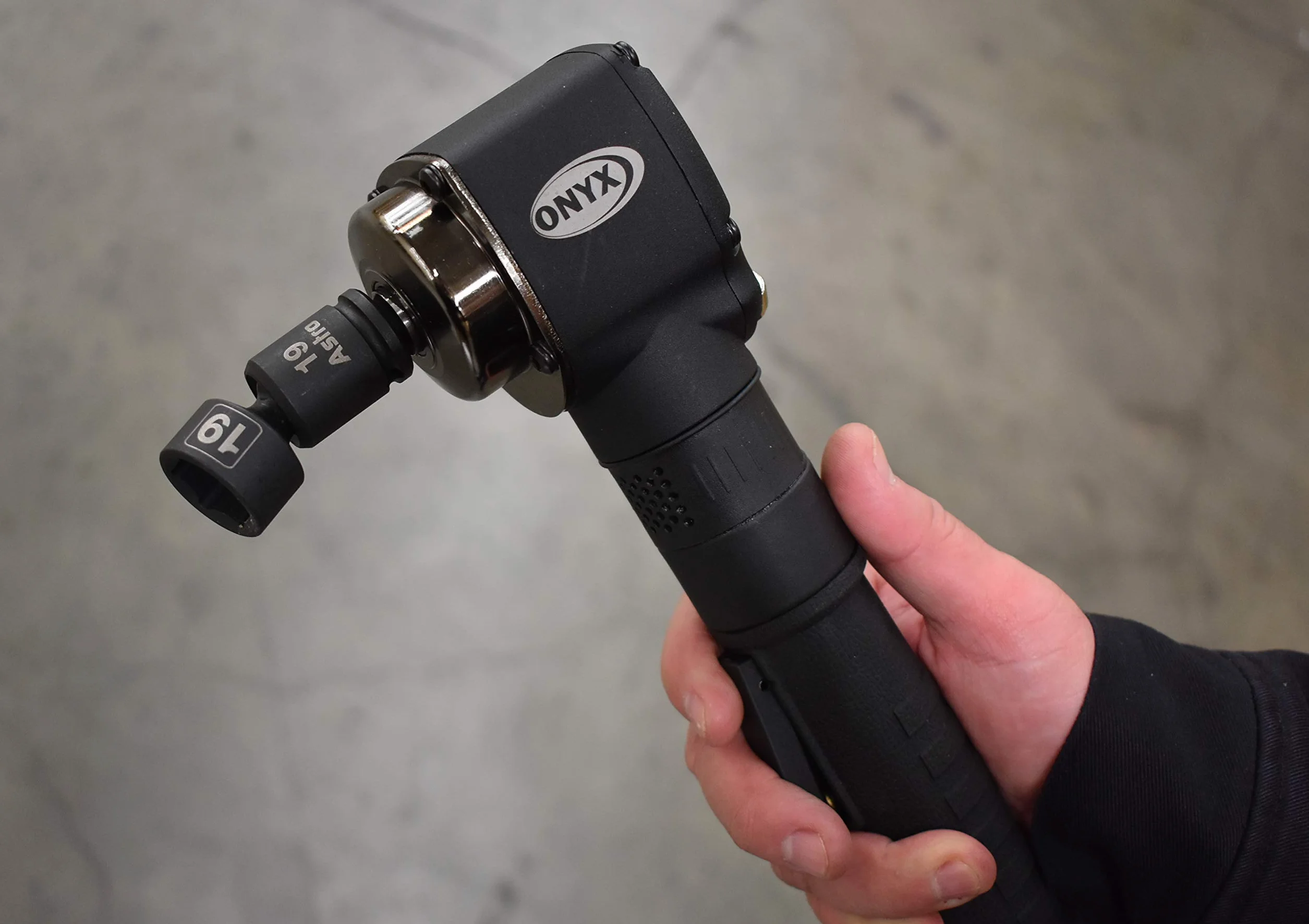 Astro 78344 Narzędzie pneumatyczne napęd 3/8″ Nano nasadki udarowe 10 szt. metryczne czarne