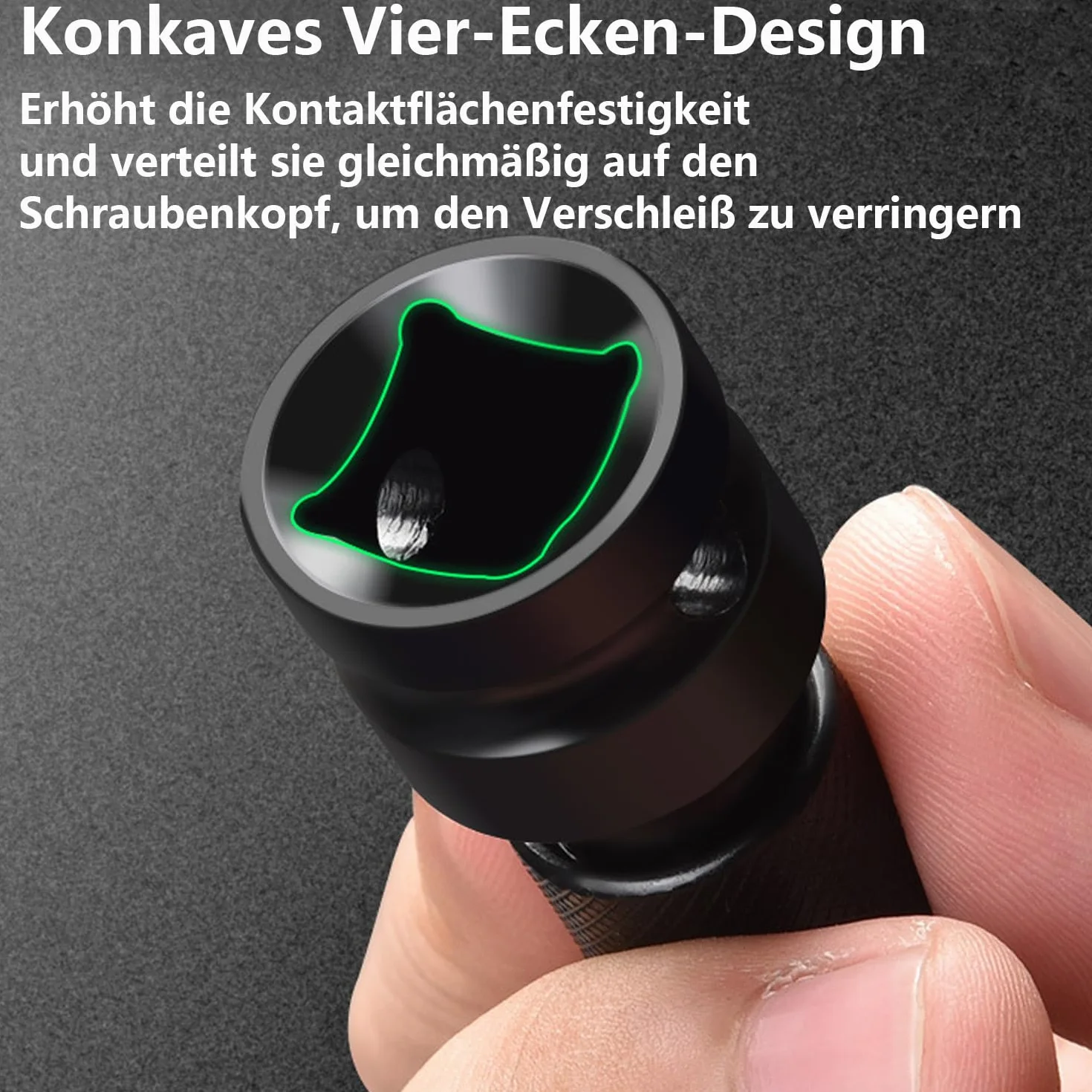 Adapter klucza udarowego 1/2 do 1/4, stal CR-MO, 2 sztuki