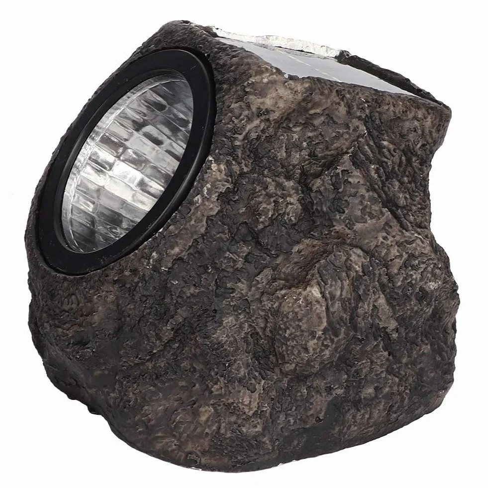 Solar Rock Lights Outdoor, Glow in the Dark Rocks 12x15cm Lights Dekoracyjne, Słoneczne światła Skalne dla ścieżek, Chodniki, Podwórki, Krajobrazy, Patio