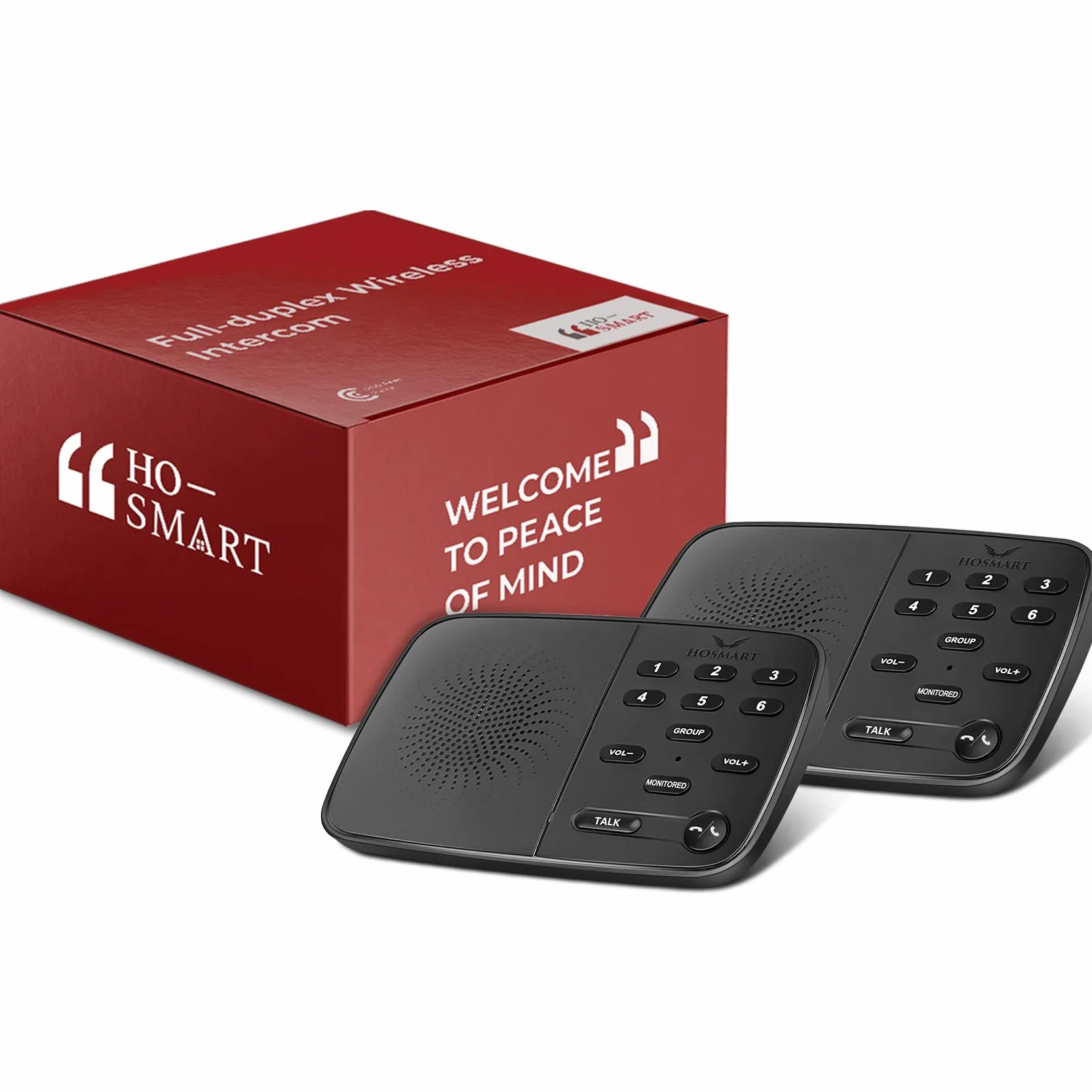 Hosmart UltraSpeak HY812-DE bezprzewodowy interkom dupleks zasięg 1200 m