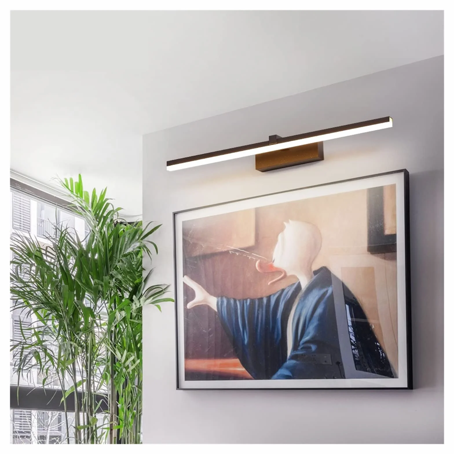 Lampa łazienkowa wodoodporna AC85-265V ścienna do salonu 2700-3500K 410mm