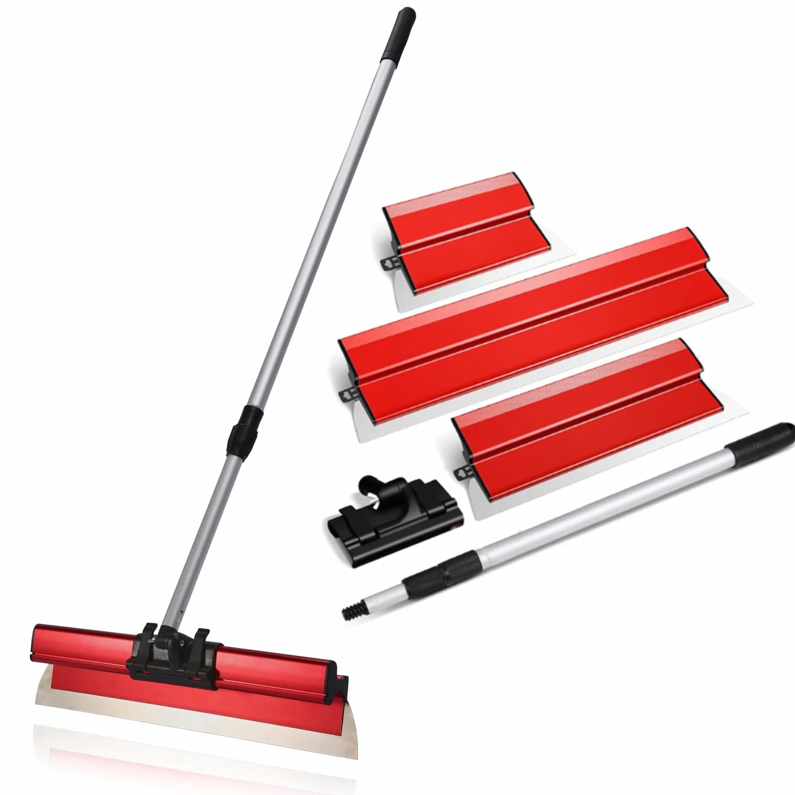 Cocoarm Ostrza szpachlowe 10,16 & 24 mm z uchwytem teleskopowym 27-61 cm zestaw
