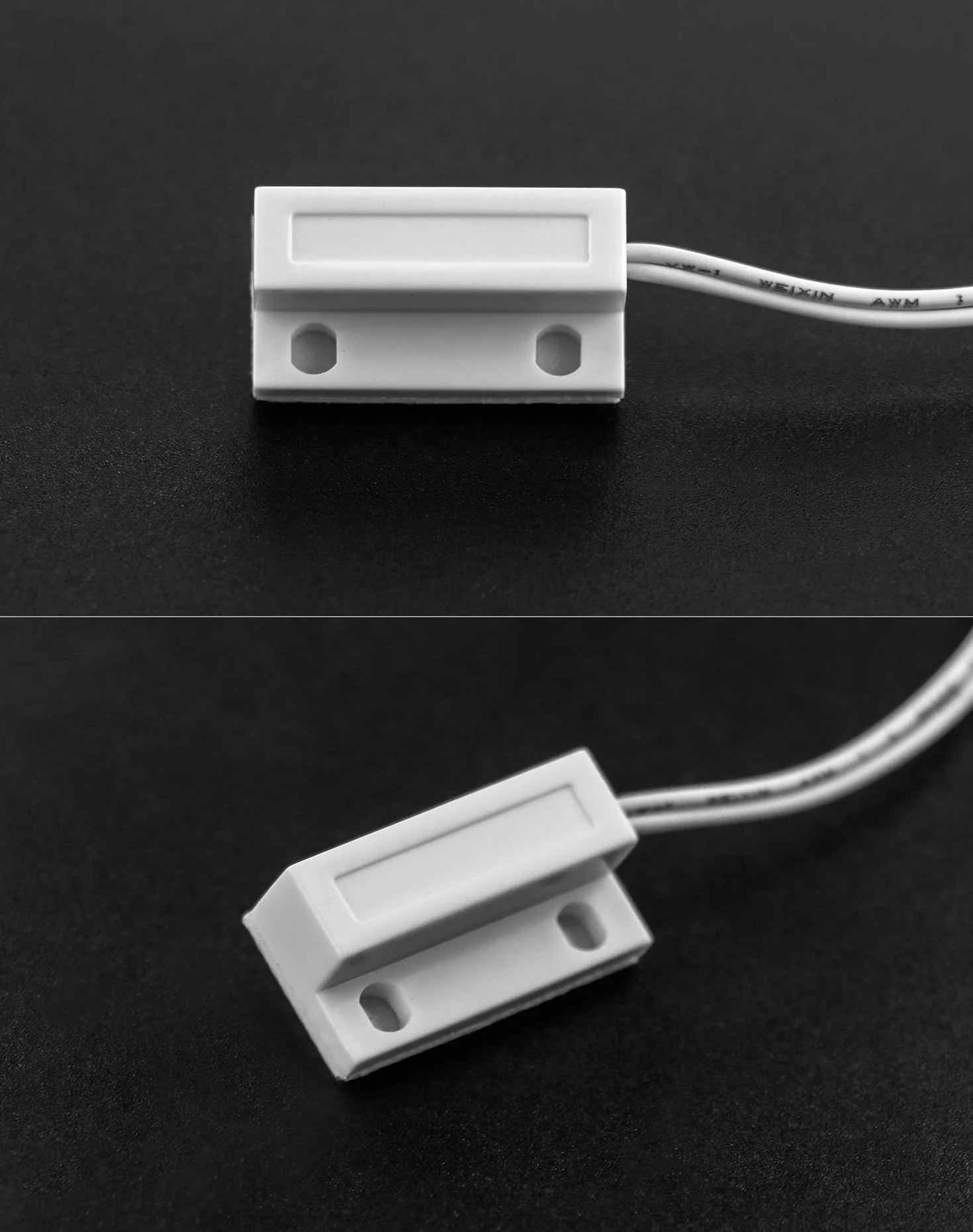 QWORK MC-38 Przewodowy Alarm Czujnika Kontaktu Drzwi Okiennej Bramy Przełącznik Magnetyczny NO