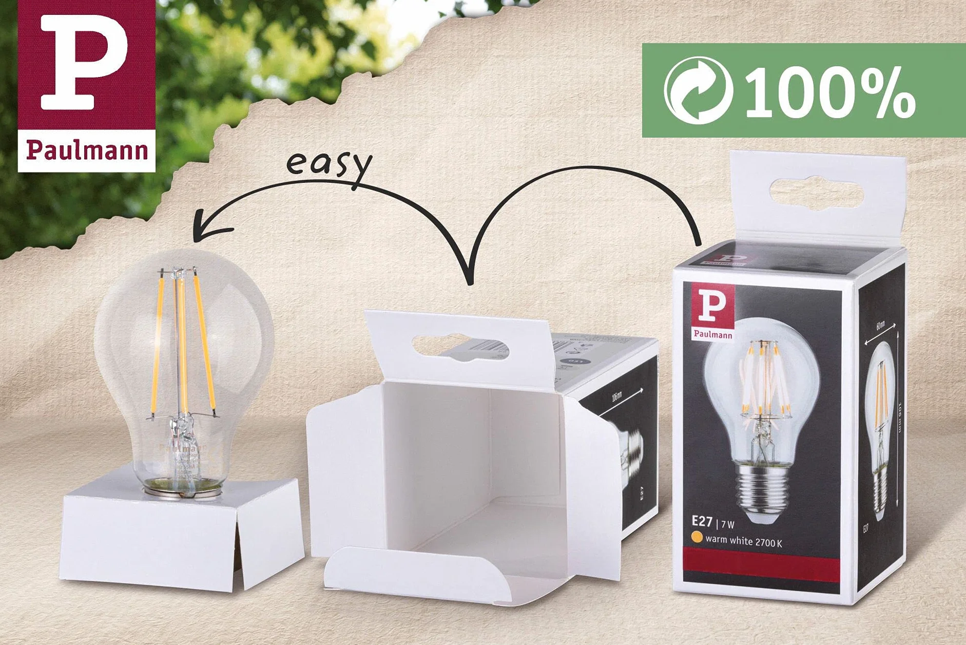 Paulmann lampa LED do roślin 6,5W 1300K E27