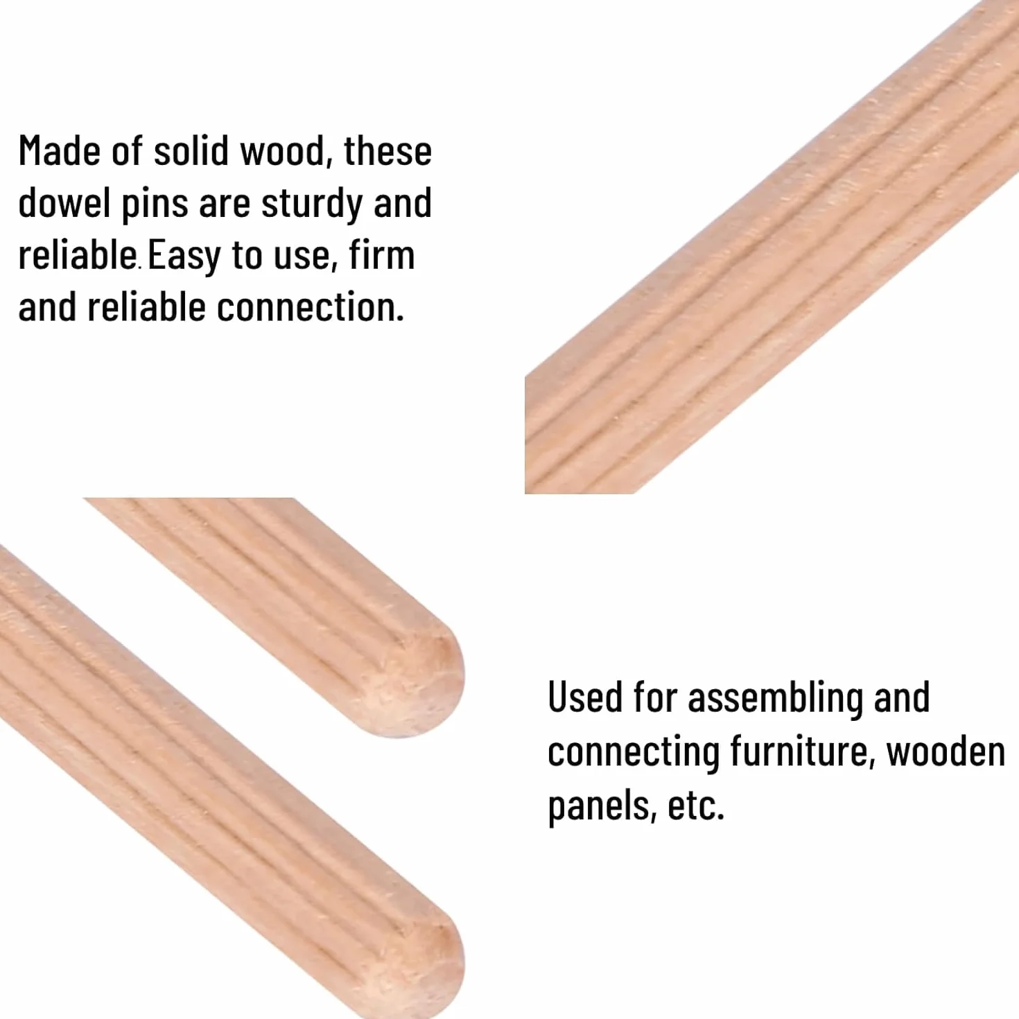 Ikea Kallax Kołki Drewniane Karbowane M6 30 50 sztuk