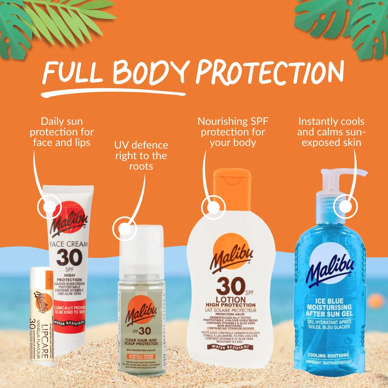 Malibu Sun, Fast Tan, olej do opalania ciągłego w sprayu kokosowym, łatwa aplikacja, 175 ml