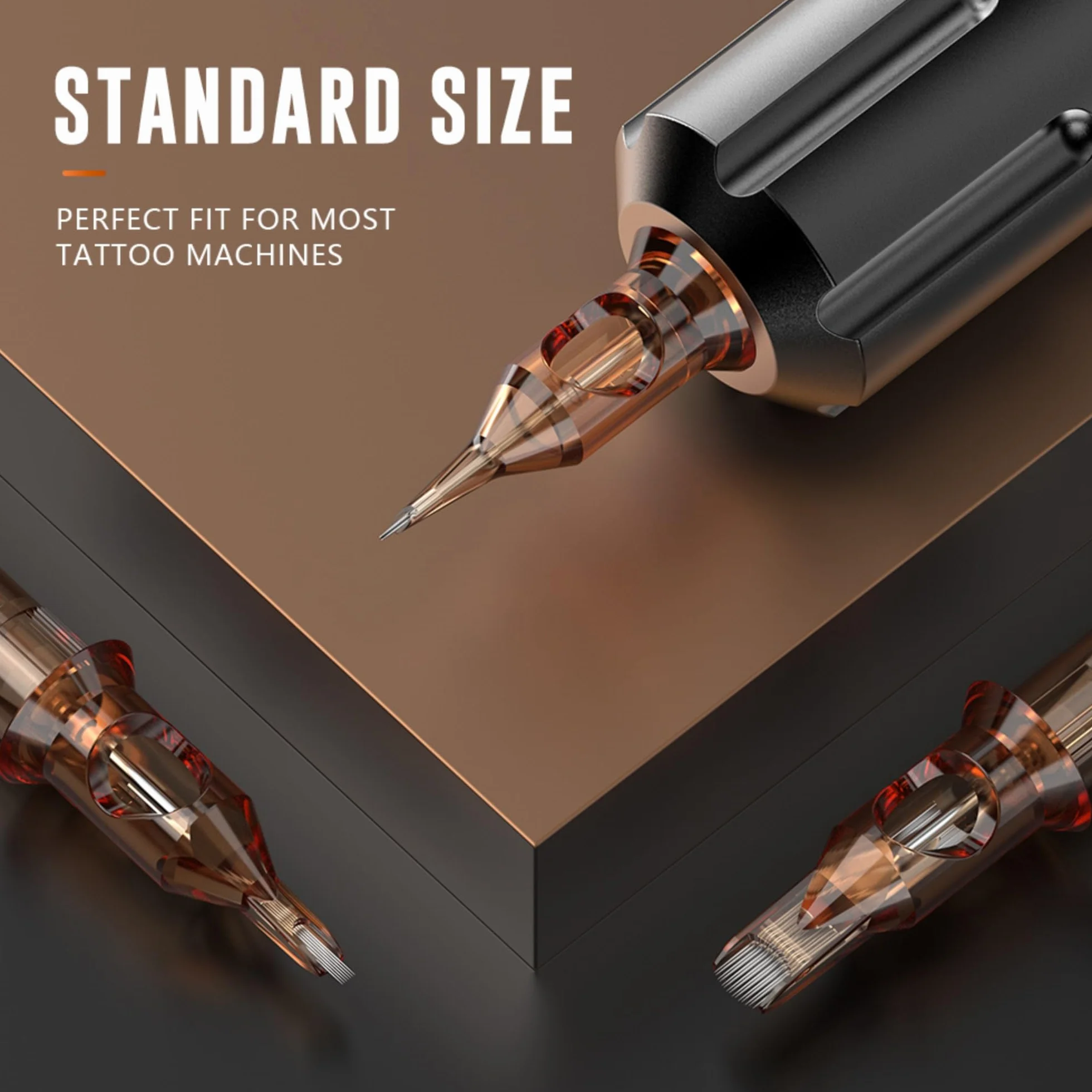 HAWINK Igły do tatuażu #10 27 okrągłe Magnum profesjonalne akcesoria do tatuażu 27 RM do maszyny do tatuażu o średnicy 0,30 mm EN02-20-CF1027RM