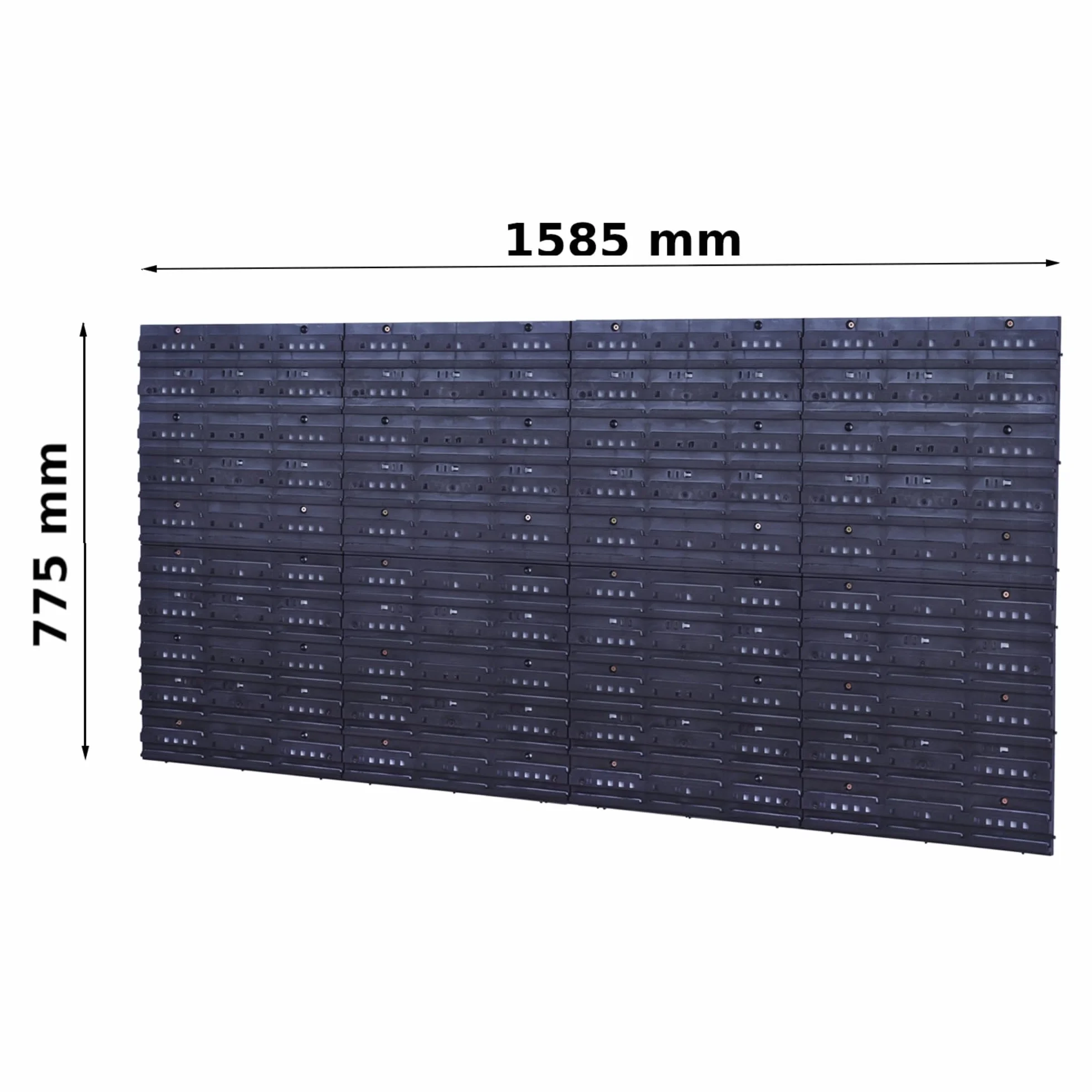 Tablica narzędziowa, ścianka warsztatowa 230 x 78 cm, czerwone pojemniki 30 sztuk, panele, półki i uchwyty na narzędzia, warsztat, garaż, magazyn, segregowanie i organizacja, idealny prezent