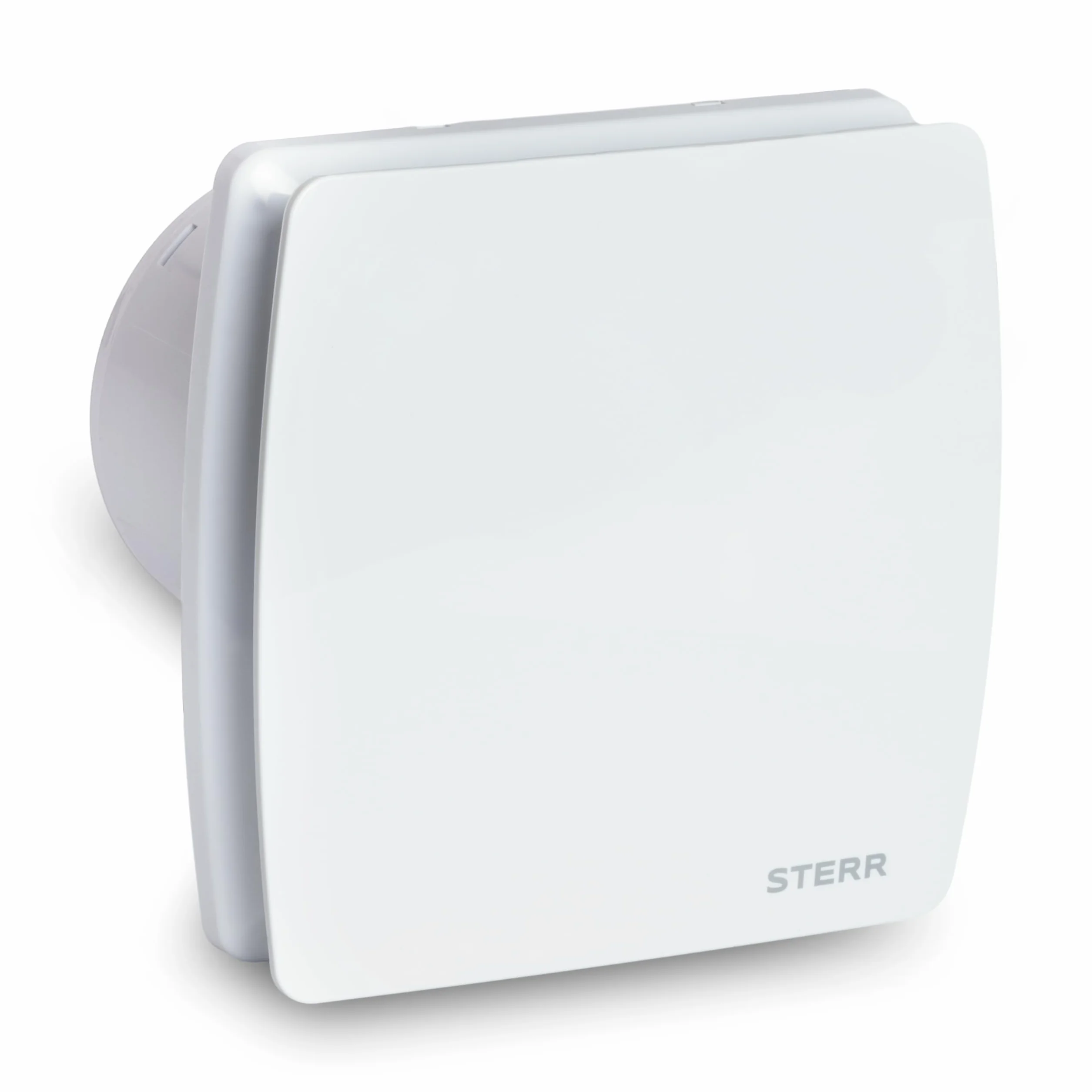 STERR Wentylator Łazienkowy LFS100-Q 100 mm z Klapą Zwrotną Biały