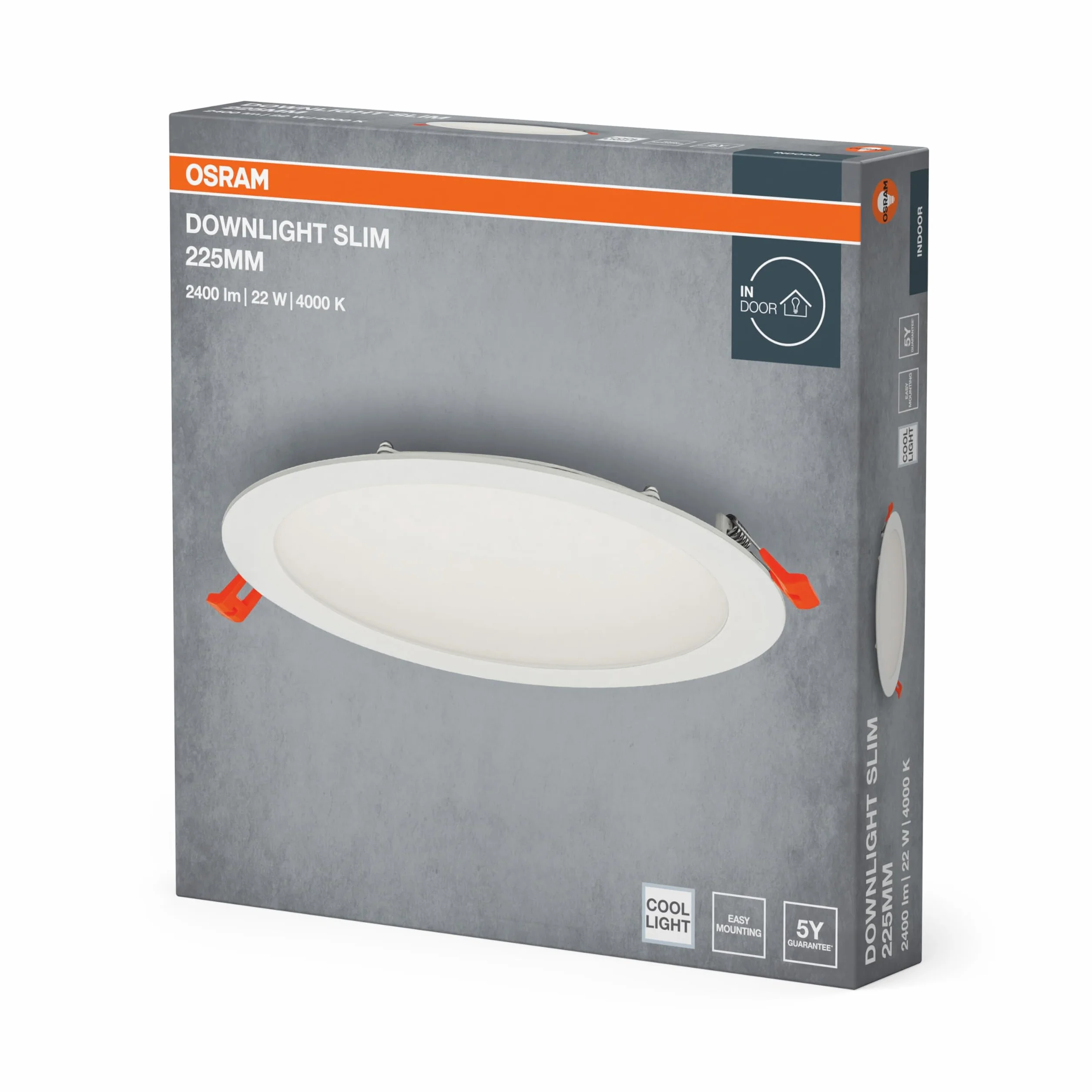 OSRAM Downlight Slim 225mm LED wpuszczana 22W 4000K 2000lm IP20