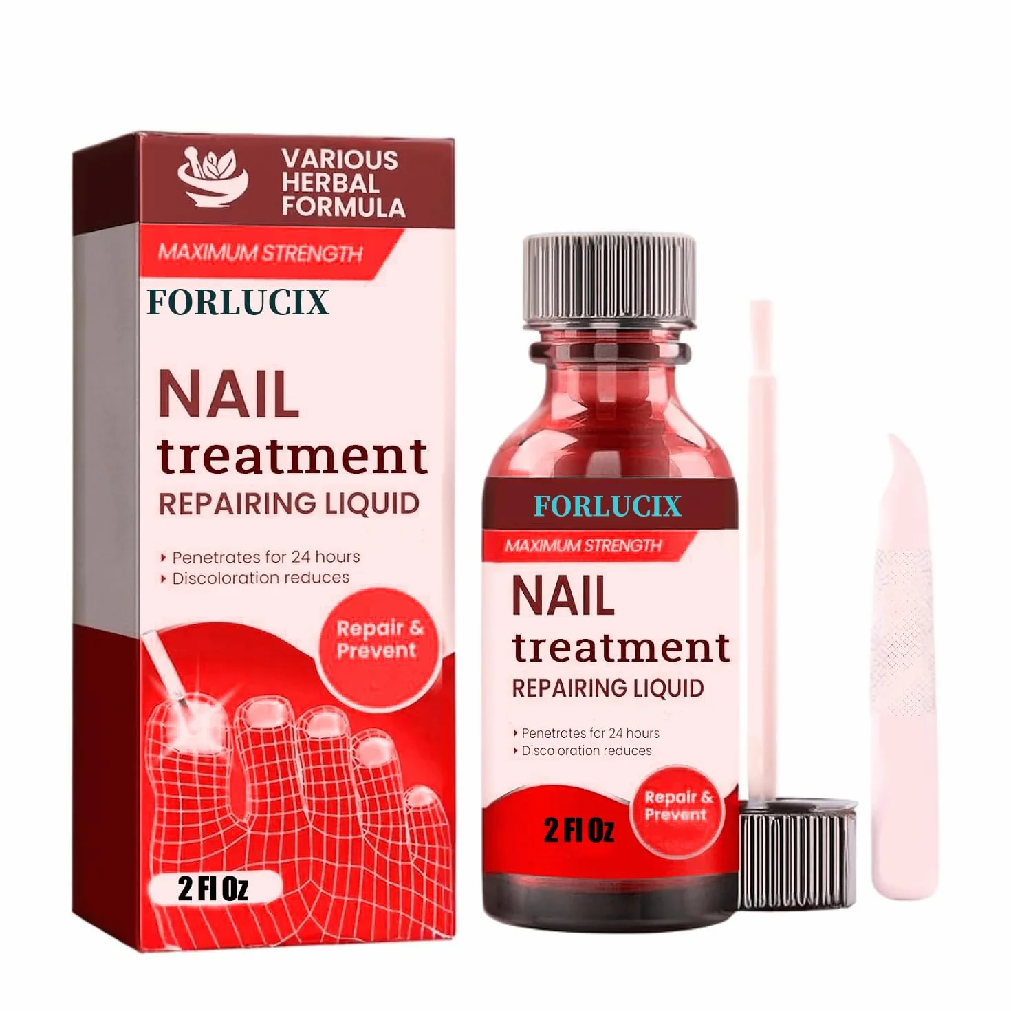 Extra Strength,2 Fl Oz(Pack of 1),Red