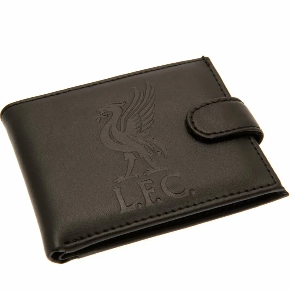 Liverpool FC RFID wytłaczany skórzany portfel