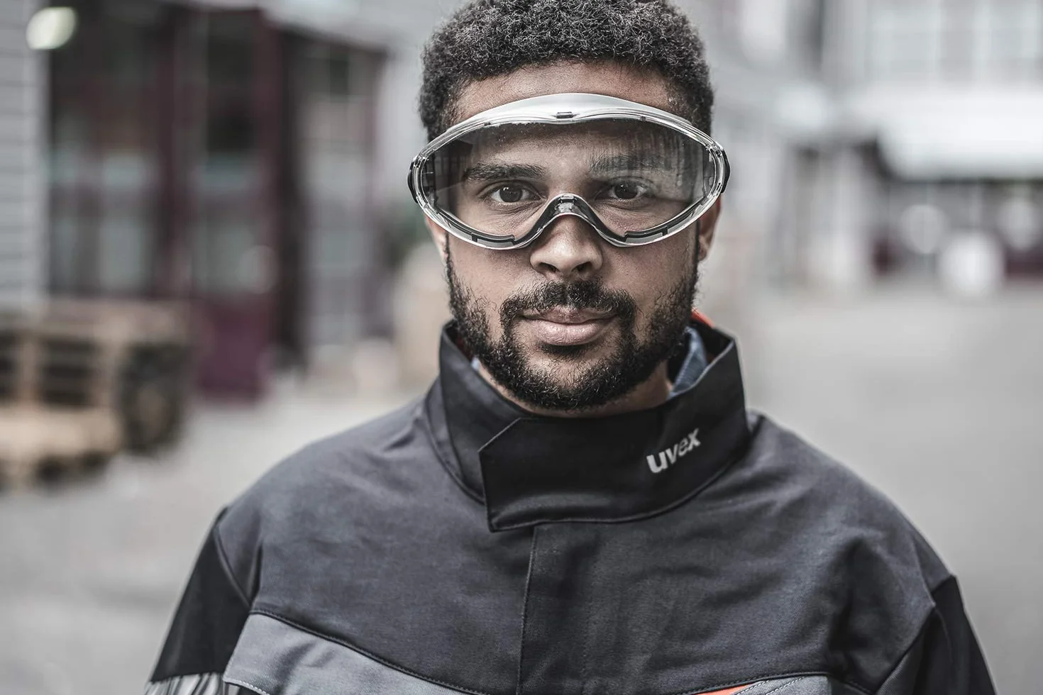 Uvex Ultrasonic Supravision Excellence okulary ochronne - przezroczyste/szaro-czarne