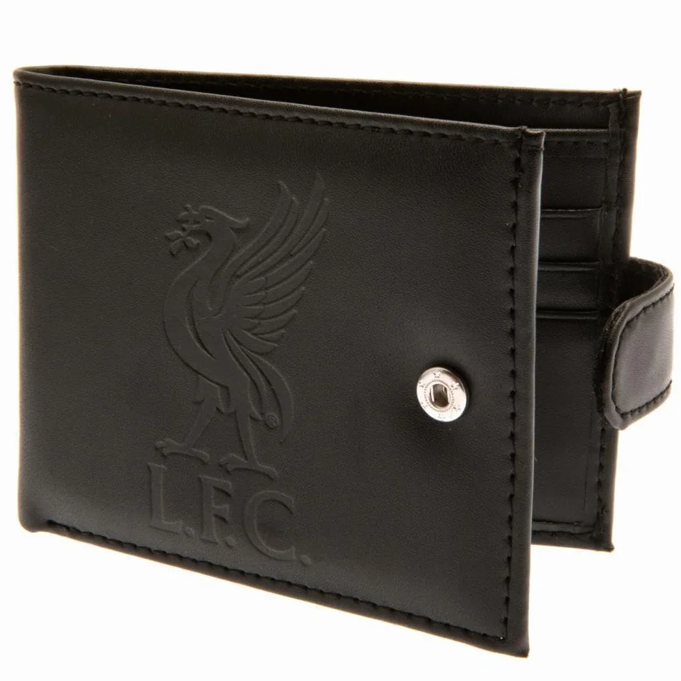 Liverpool FC RFID wytłaczany skórzany portfel