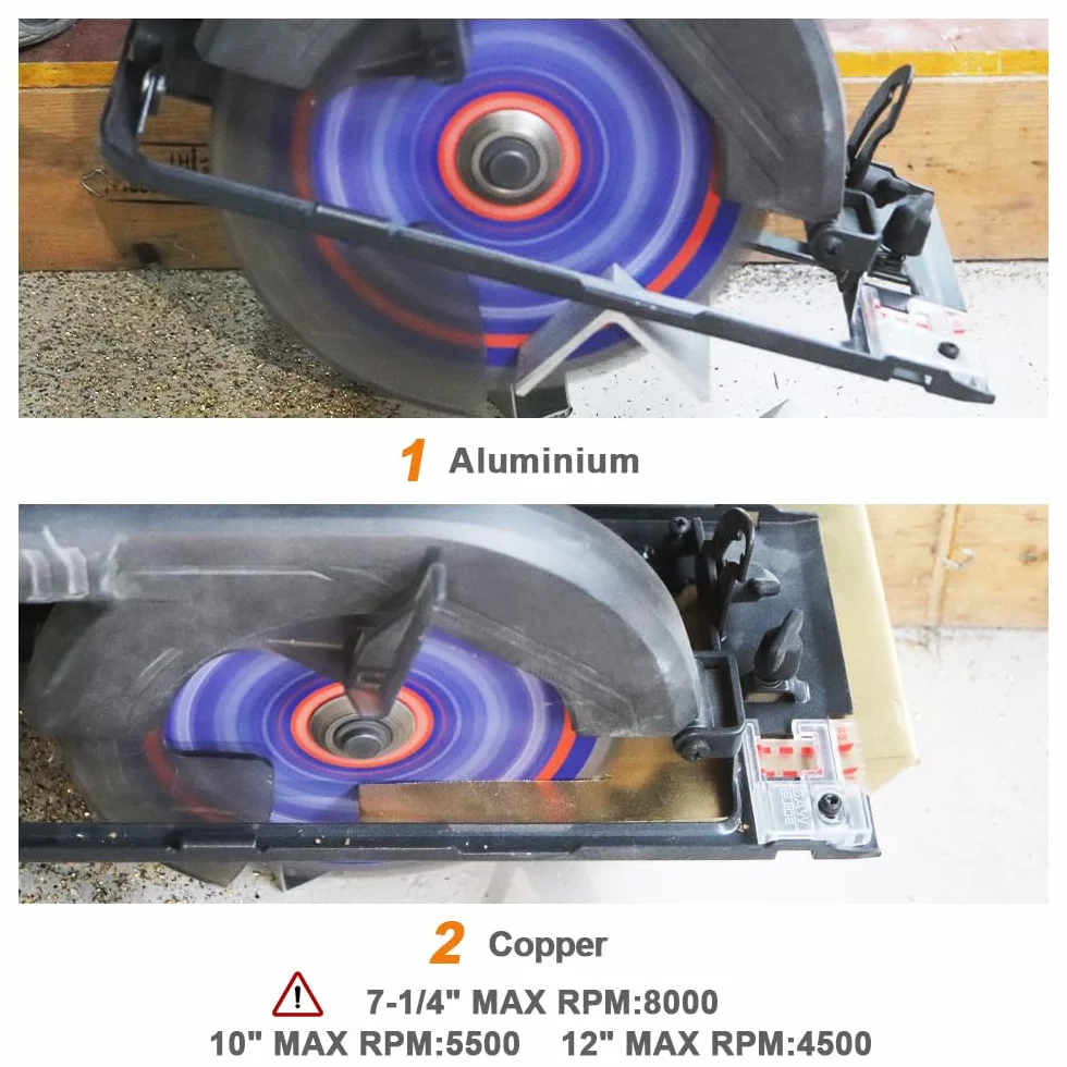Brzeszczot piły tarczowej 255mm 80Zębów TCG do aluminium tworzyw sztucznych metali nieżelaznych 30/25,4mm Arbor