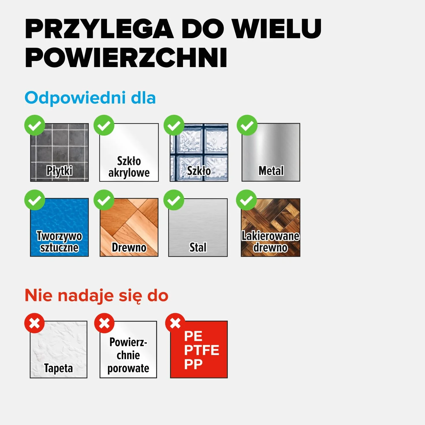 Tesa Powerbond Taśma Montażowa 1,5m x 19mm