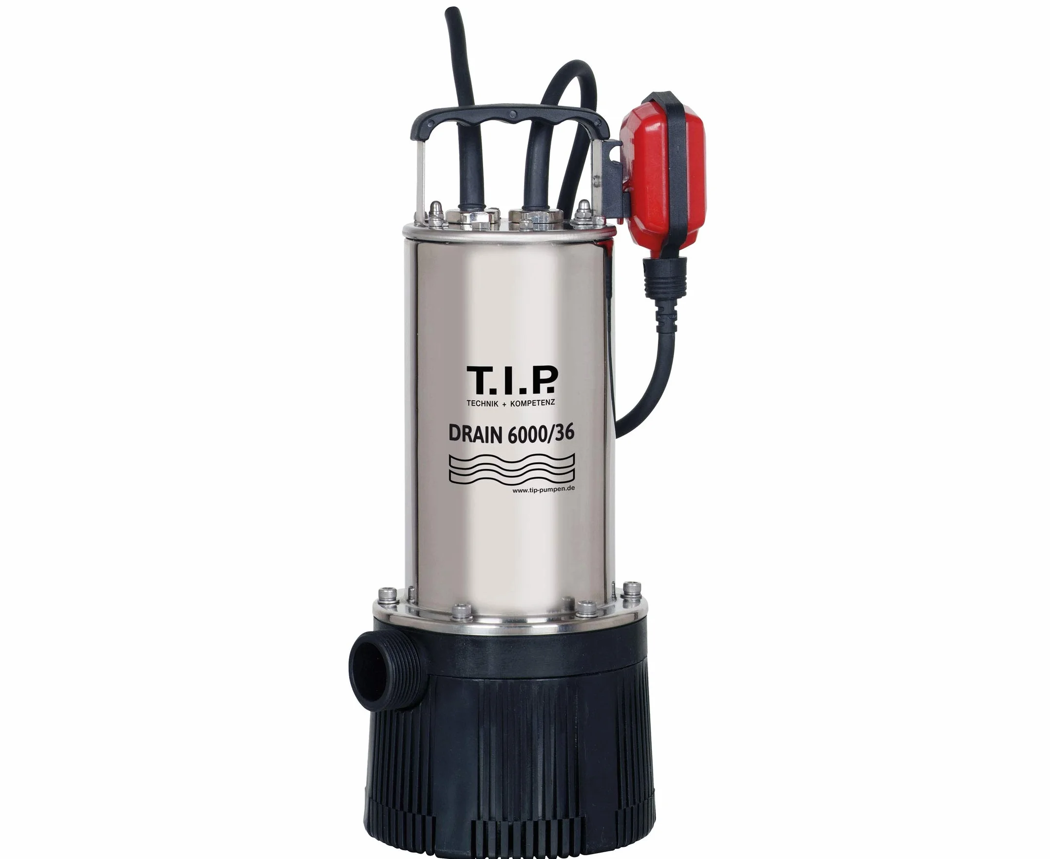 T.I.P. Drain 6000/36 Pompa głębinowa tłocząca ze stali nierdzewnej 950 W 6000 l/h 34 m