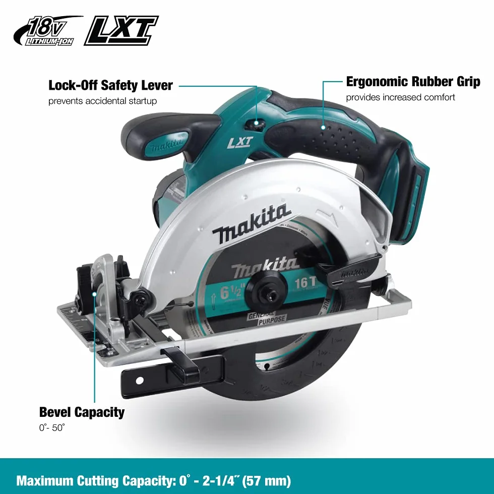 Makita Piła 165 mm Niebieski Czarny