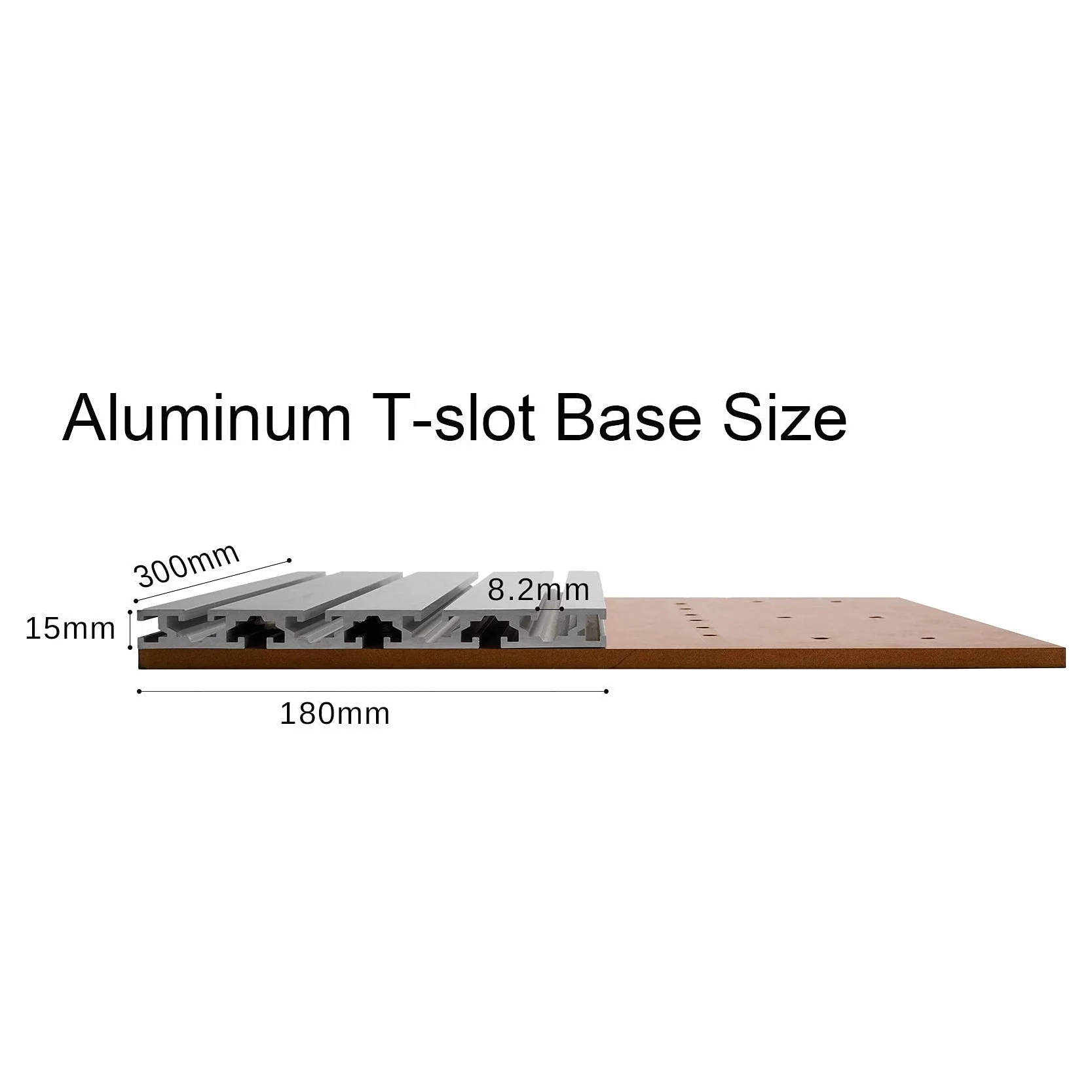 Genmitsu 3018-PRO aluminiowy blat roboczy zestaw rozszerzający do frezarki CNC