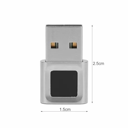 Skaner Linii Papilarnych USB 360° Touch Speedy Matching Security Key Czytnik Odcisków Palców