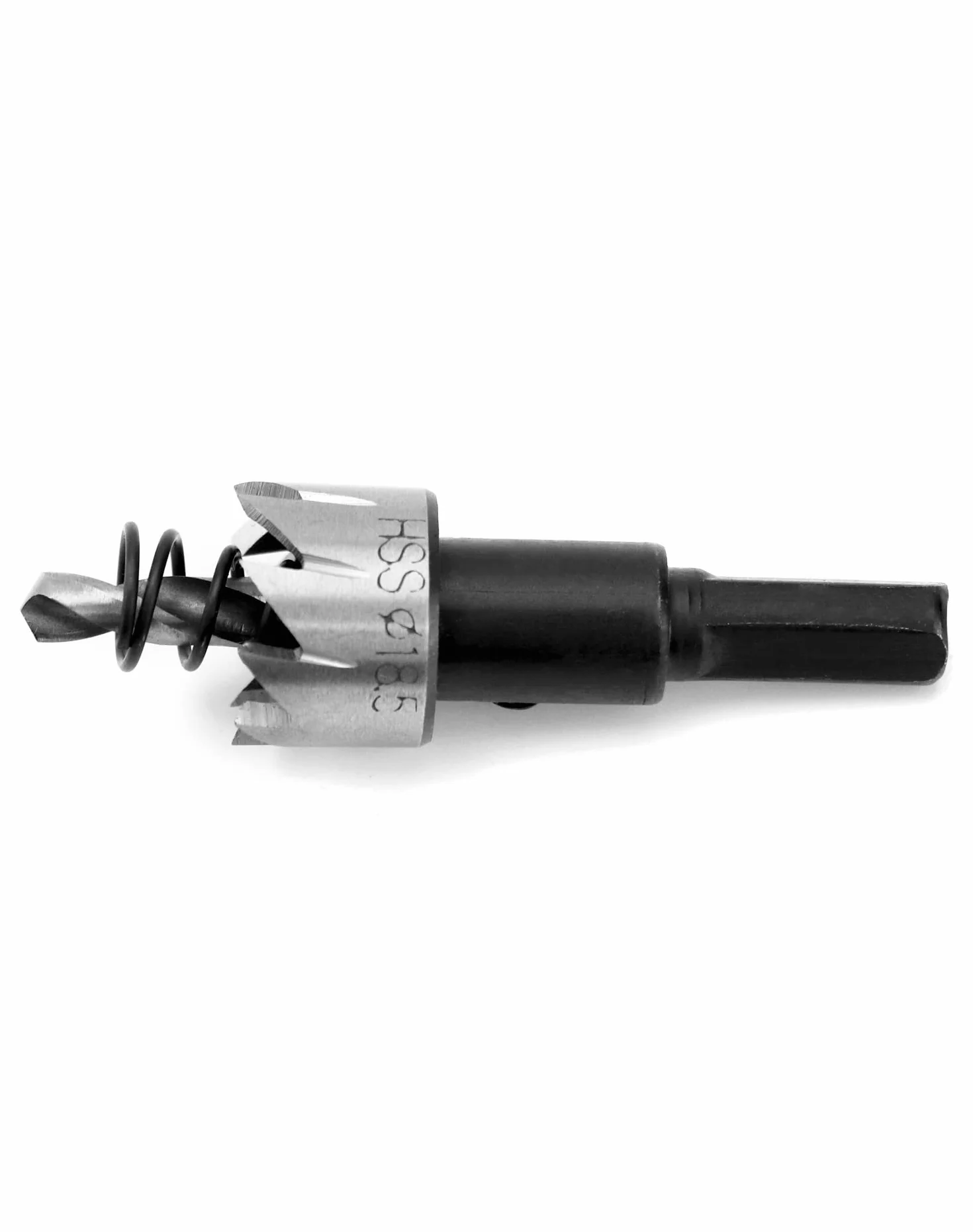 QWORK Zestaw otwornic HSS 16/18,5/20/25/30 mm ze sprężyną