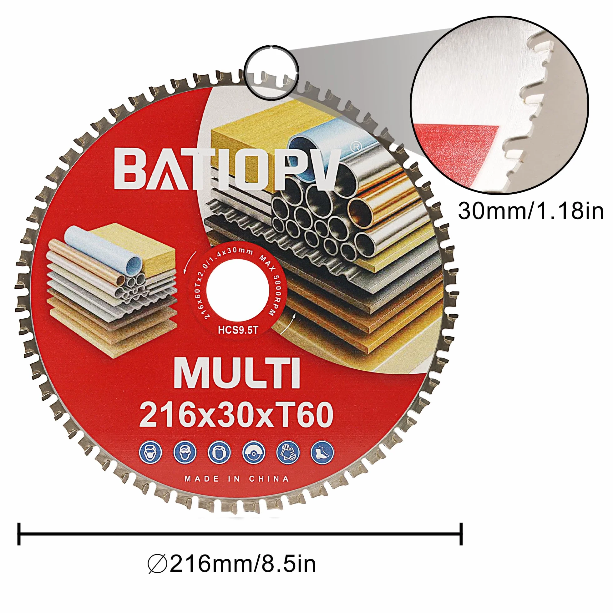 Brzeszczot do piły taśmowej 216 x 30 mm na drewno i metal, aluminium Bosch GTS 635-216 Metabo KGS