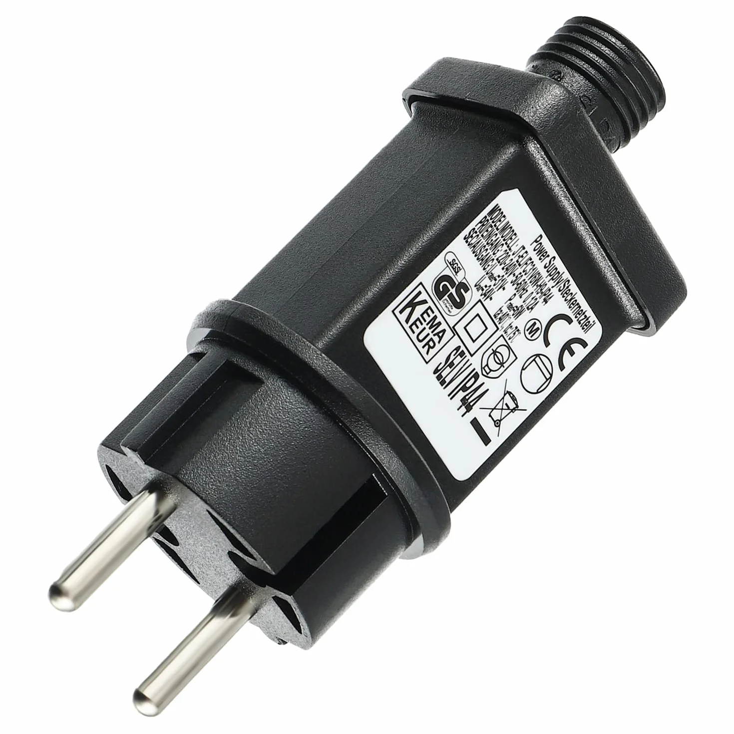 Zasilacz LED IP44 31V 6W wtyczka transformatorowa 8 trybów z pamięcią i timerem do oświetlenia bożonarodzeniowego